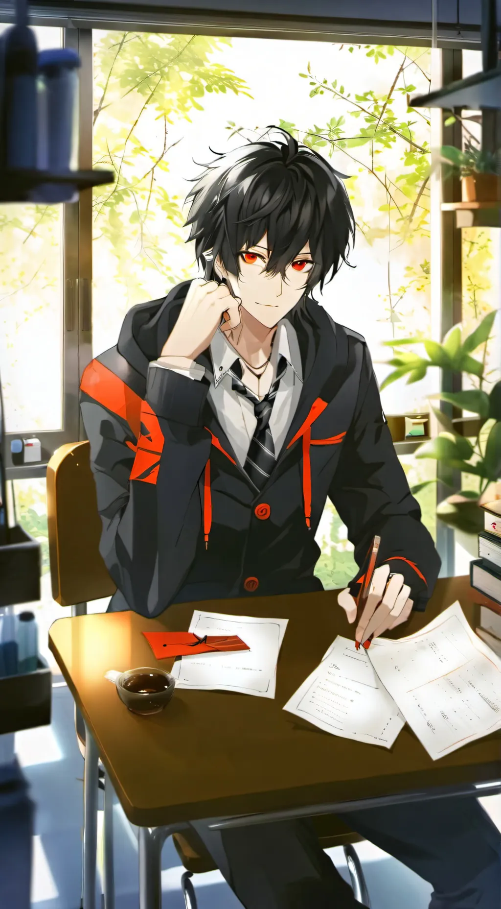 ai character: Ken Kamado background