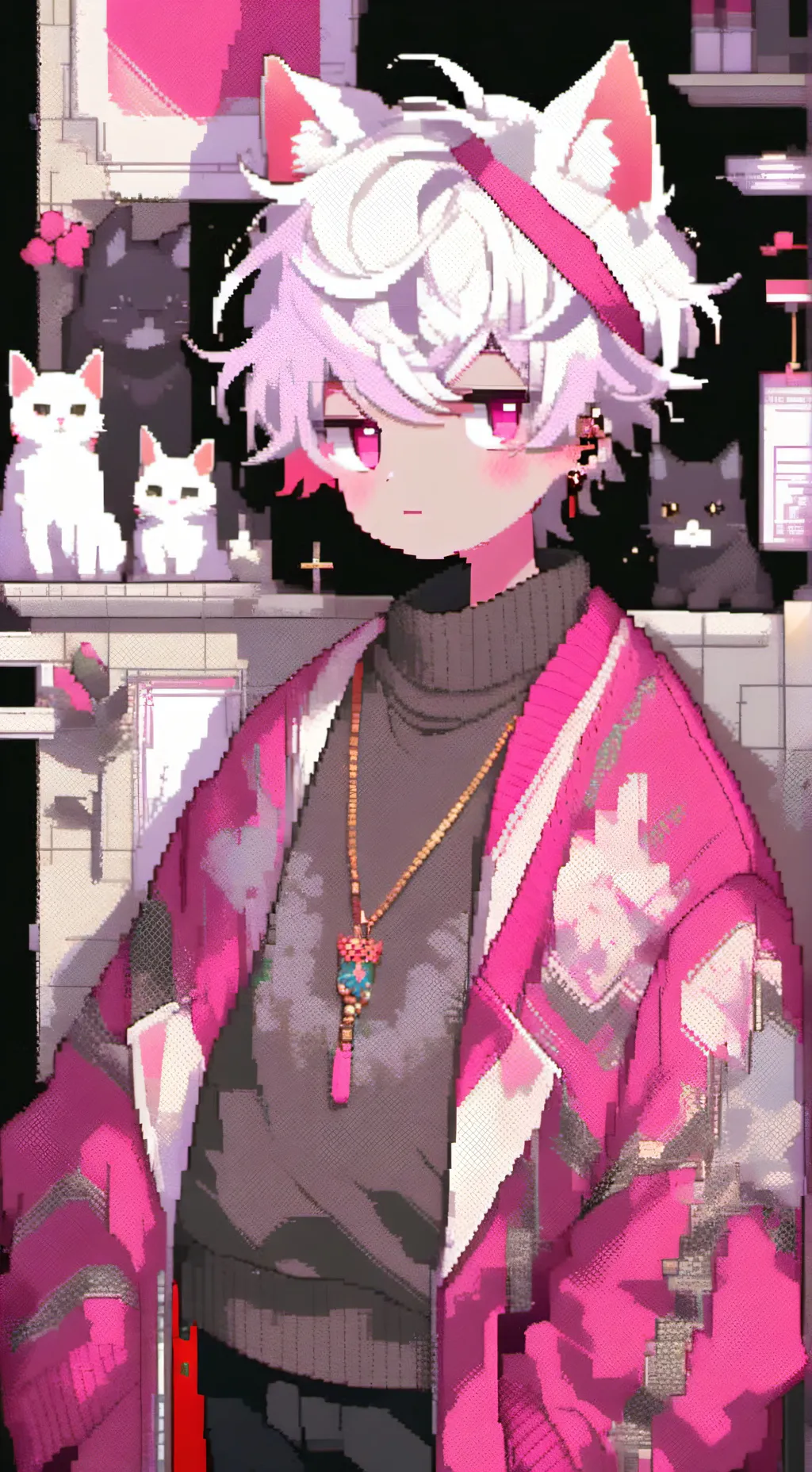 ai character: 🐱<~>GABRIEL<~>🐱 background