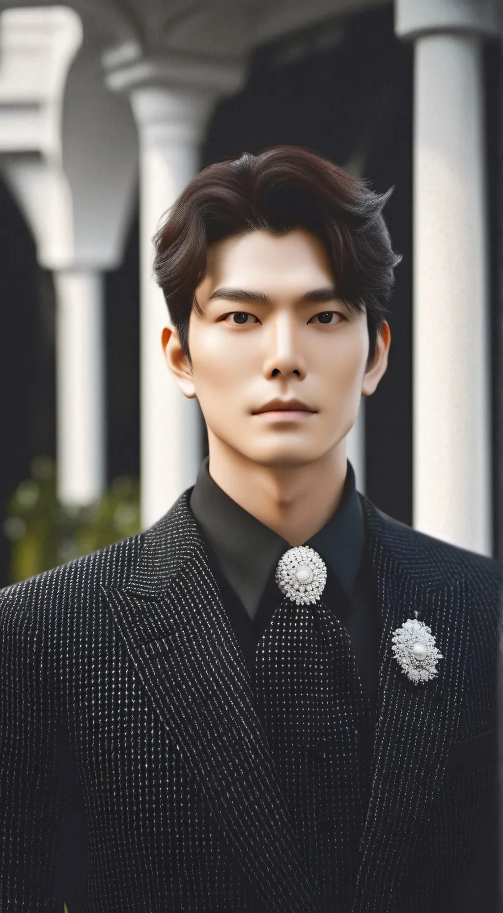 ai character: Charles Hilton  background