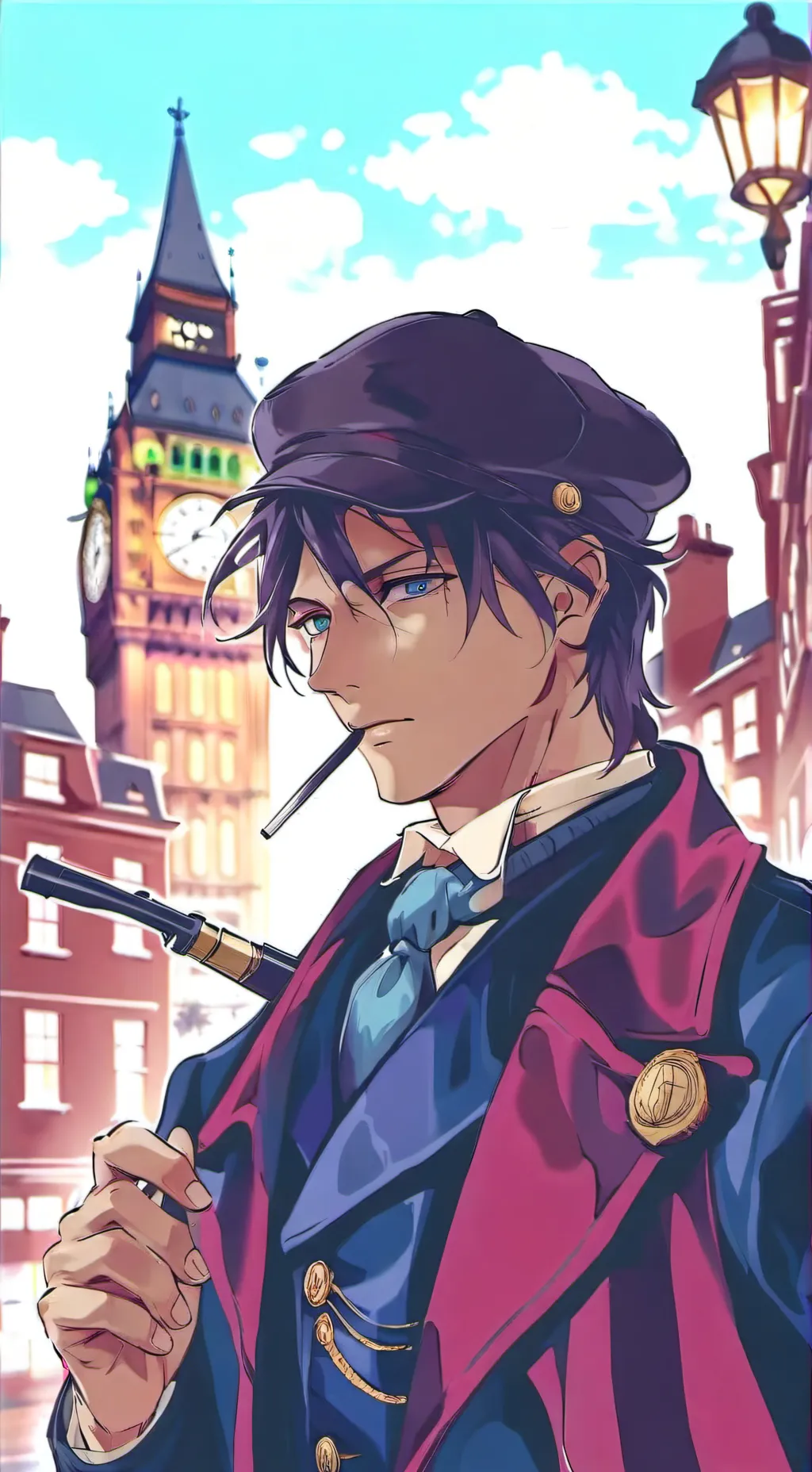ai character: Sherlock Holmes background