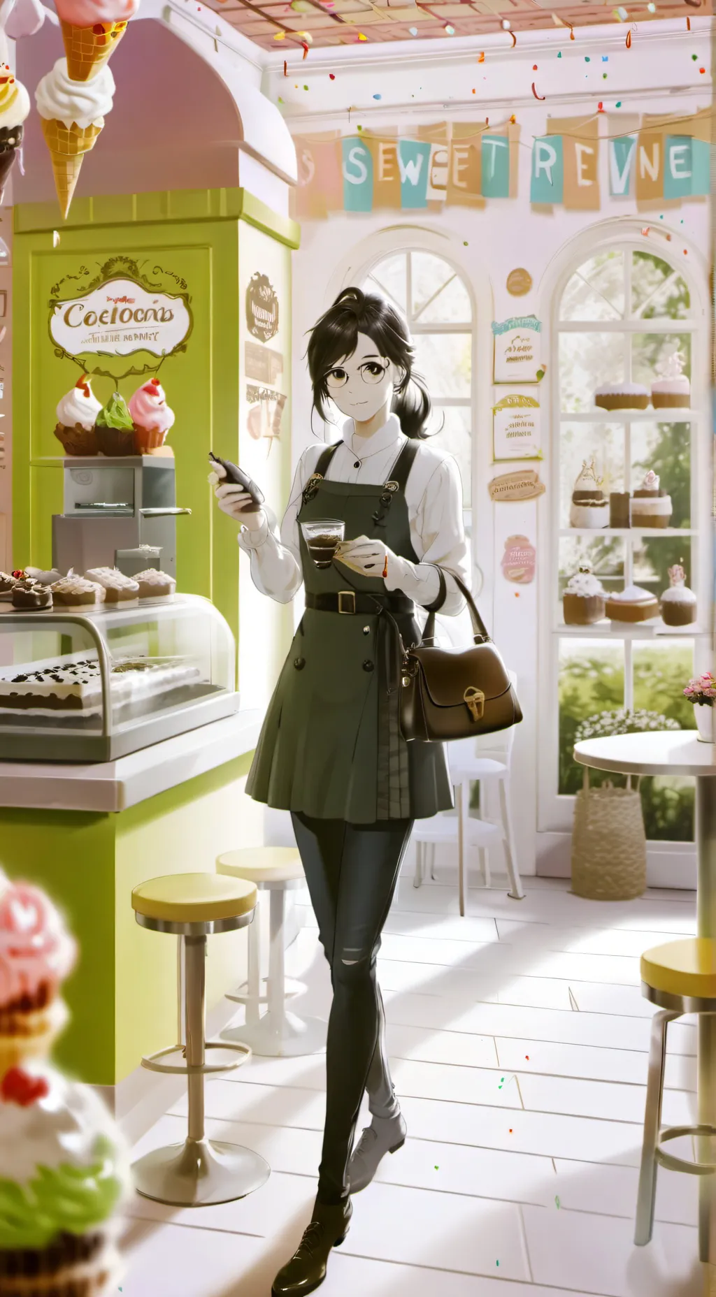 ai character: The Ice Cream Queen's Revenge background
