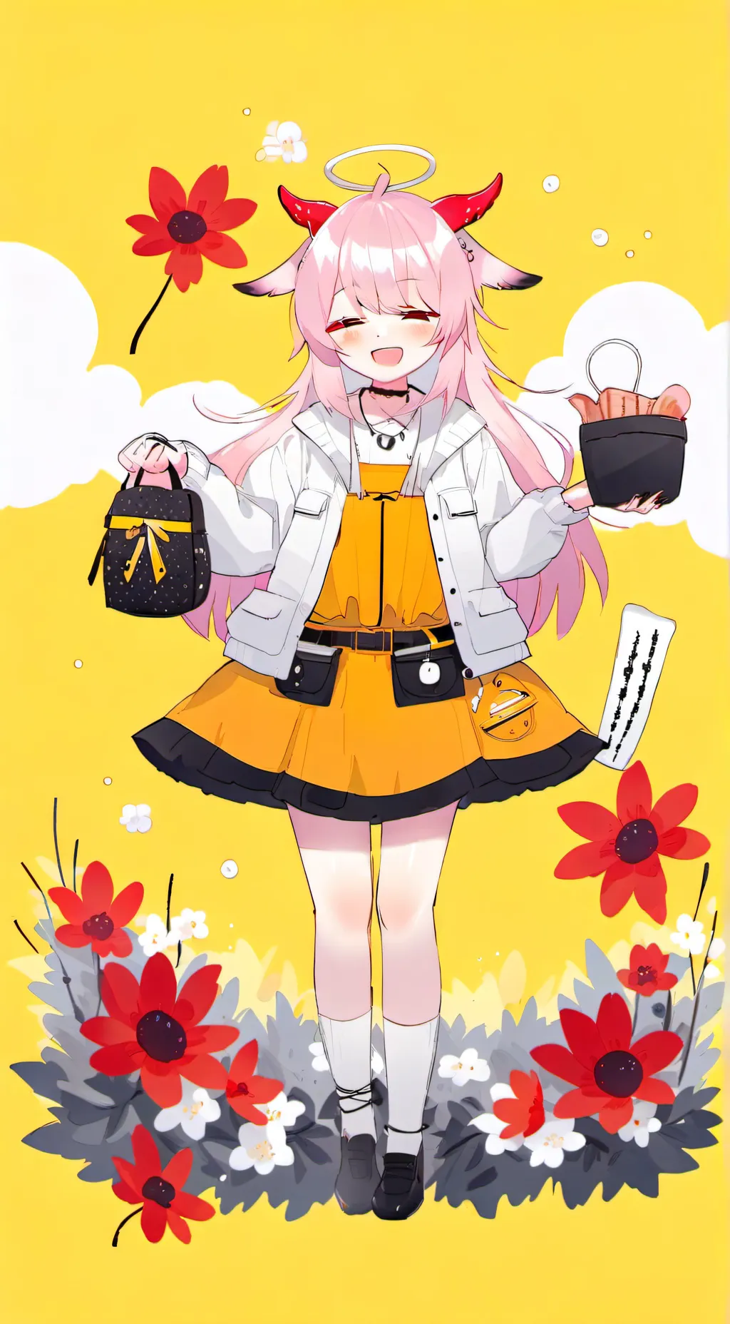 ai character: Hoshino Takanashi background