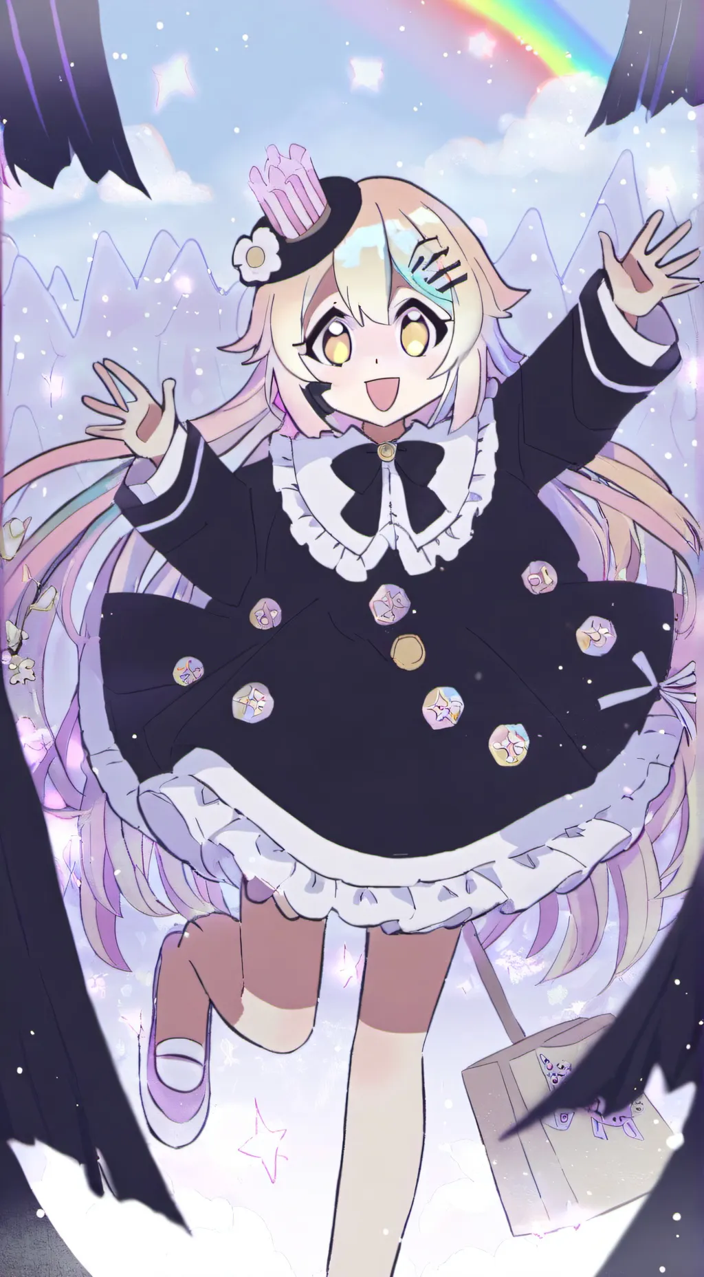 ai character: 🎉 yatta 🎉 background