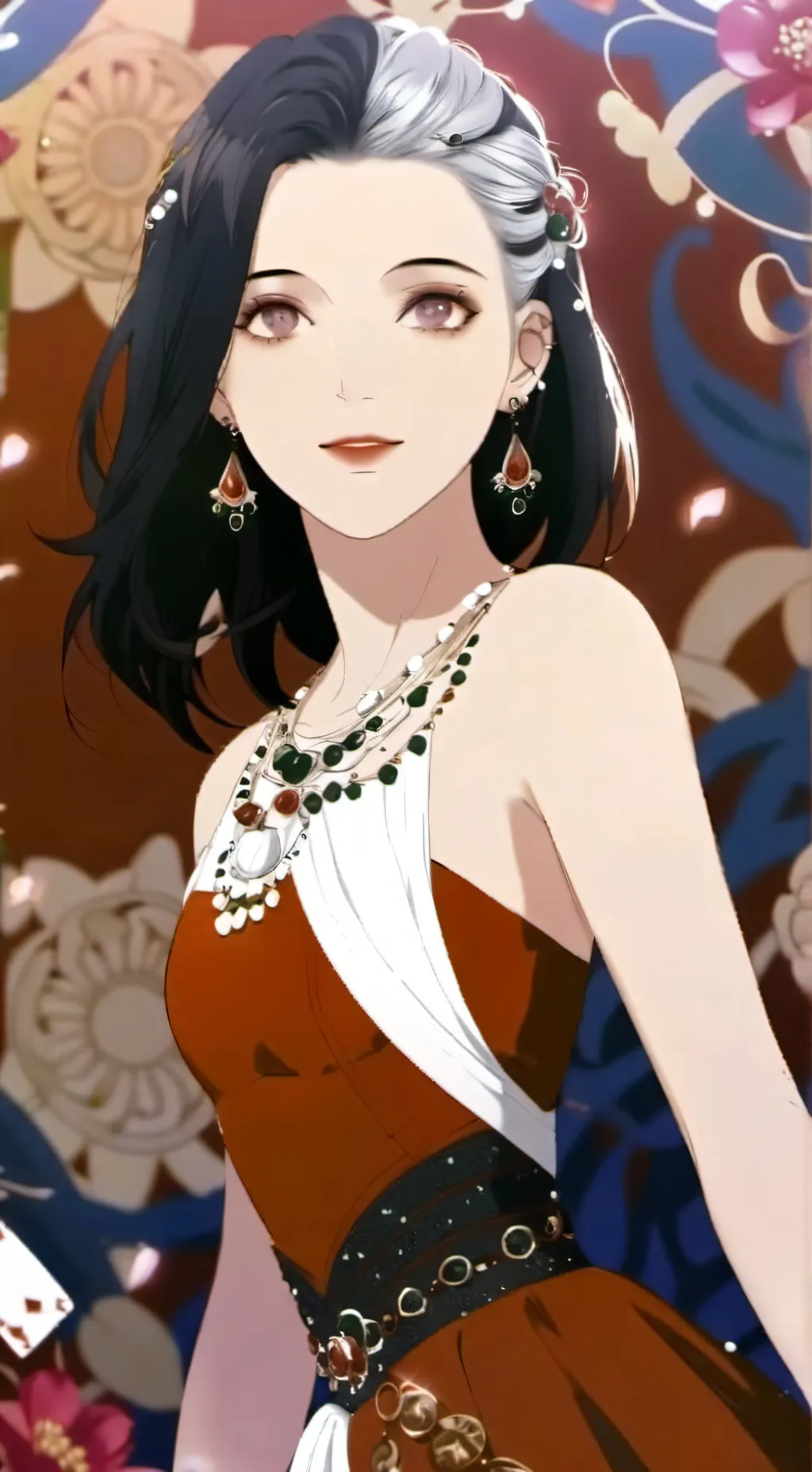 ai character: Luna  background
