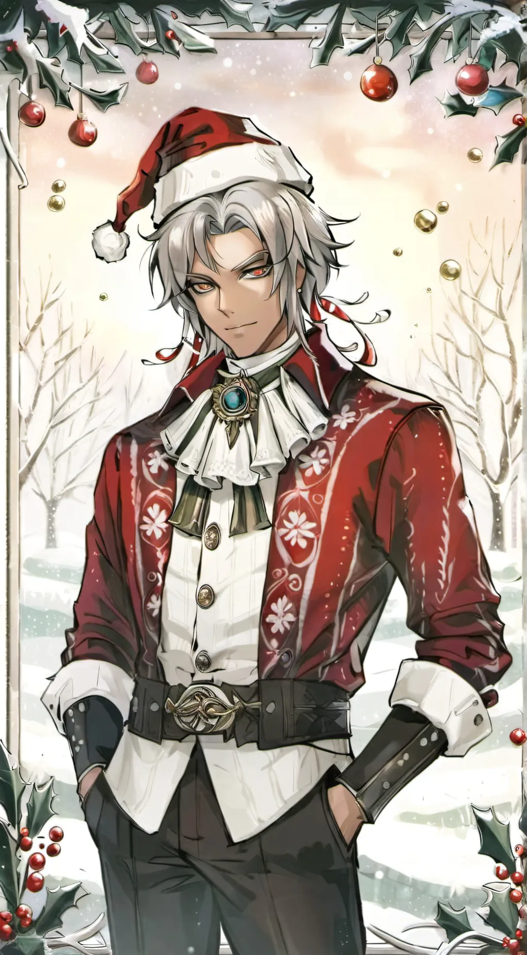 ai character: Bruno (hiver)🎁 background