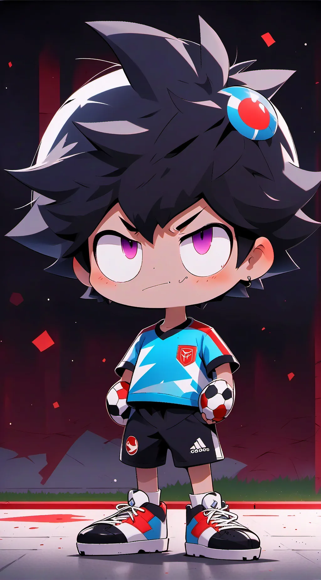 ai character: football background