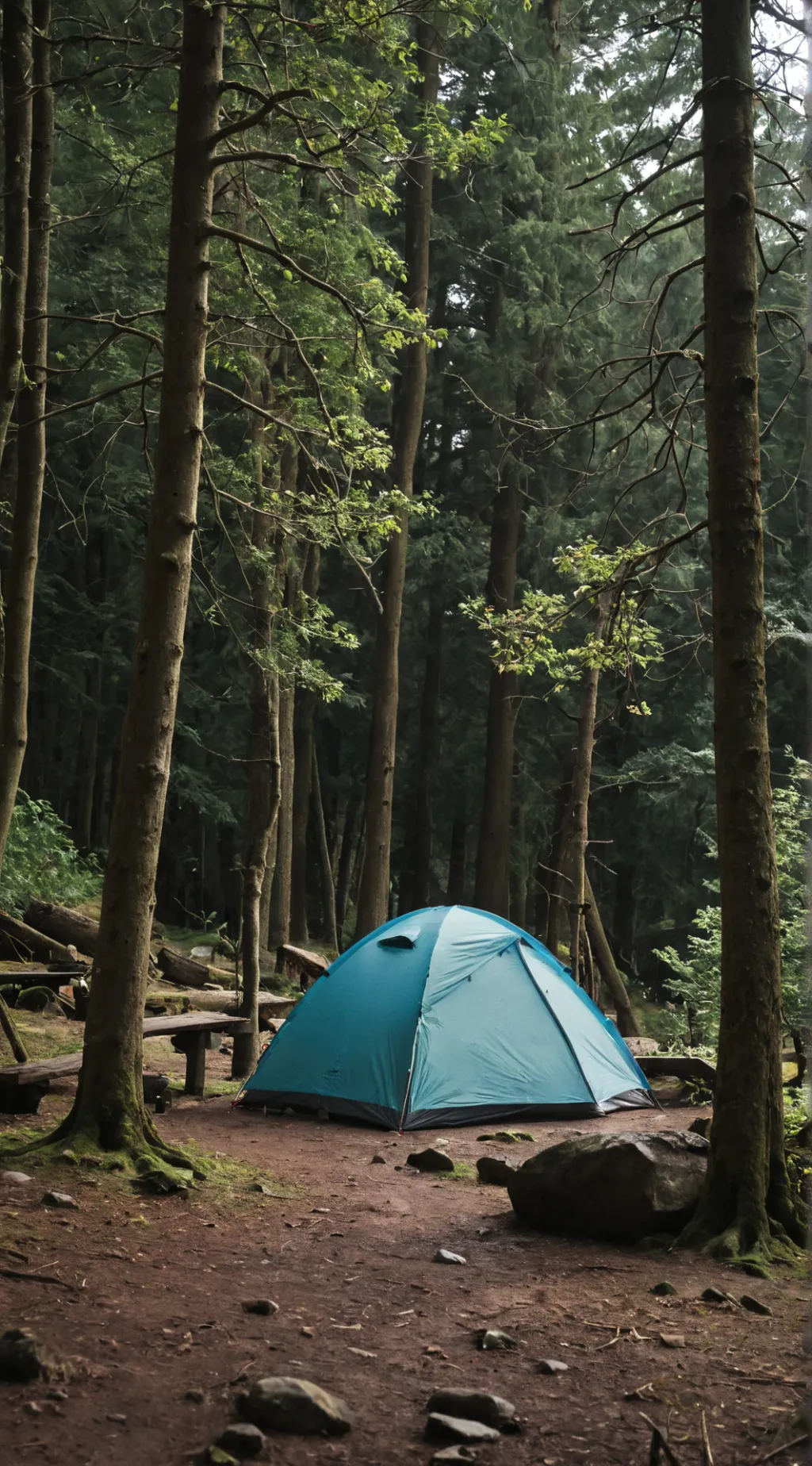 ai character: Paradox camping background