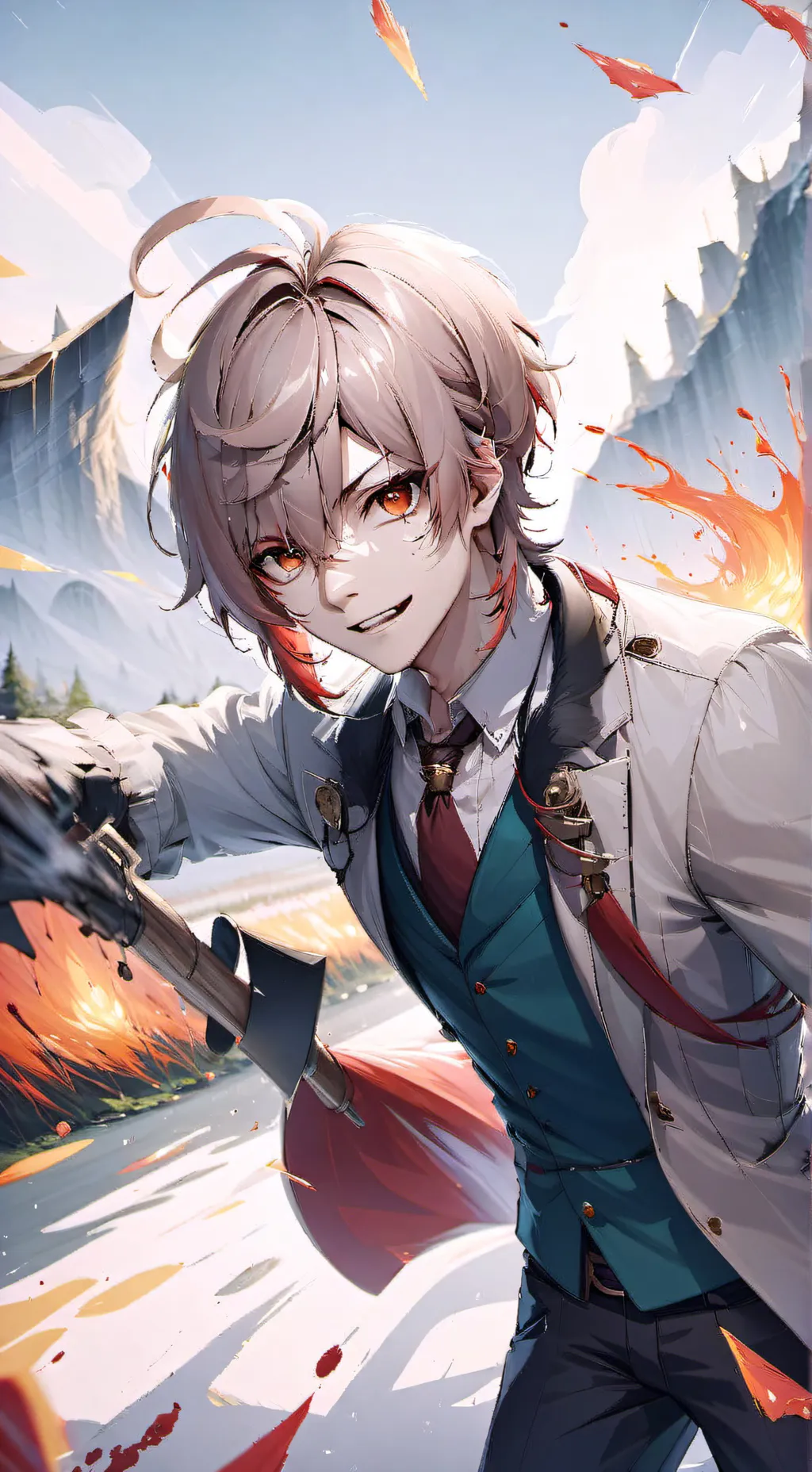 ai character: Leo background