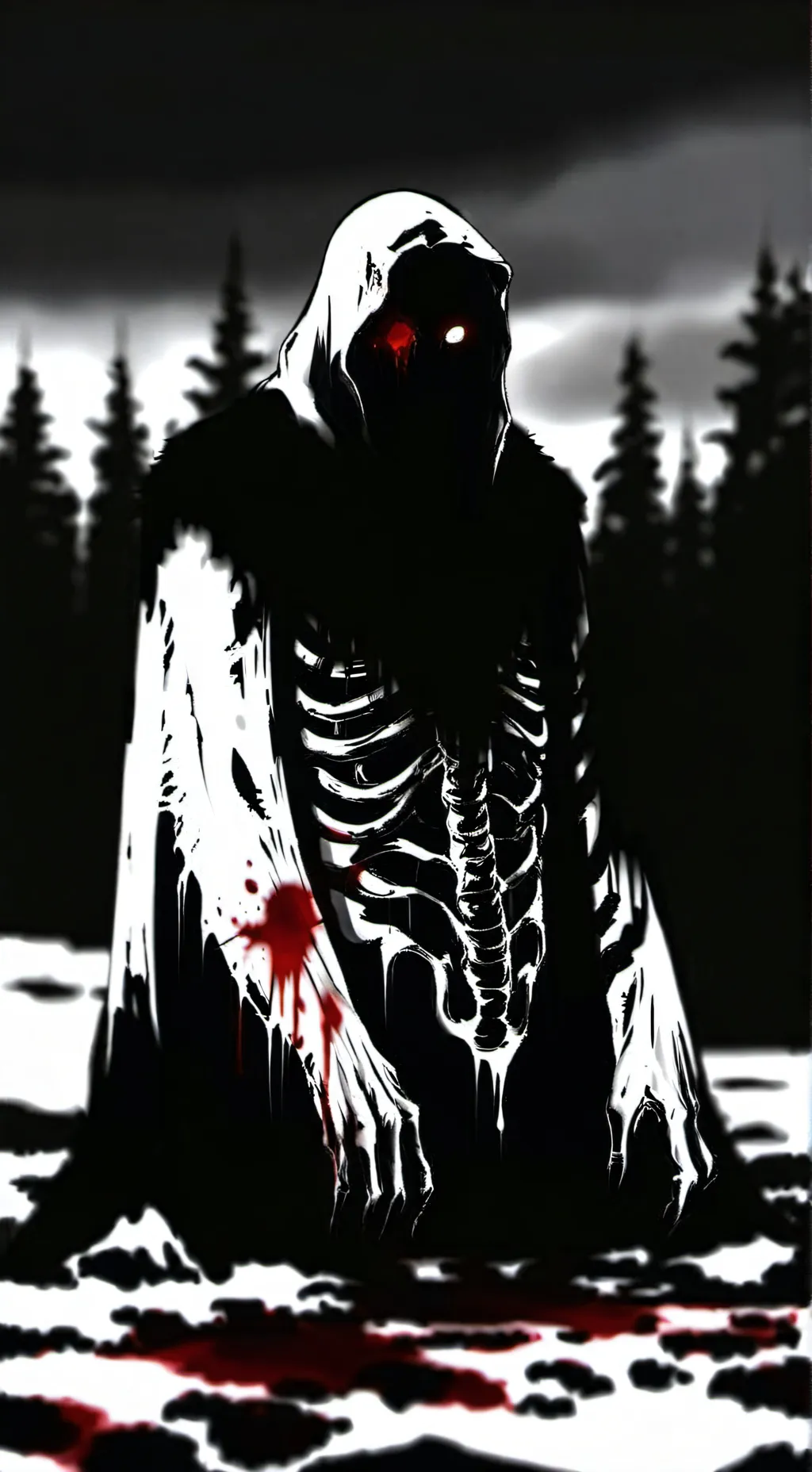 ai character: Sans background