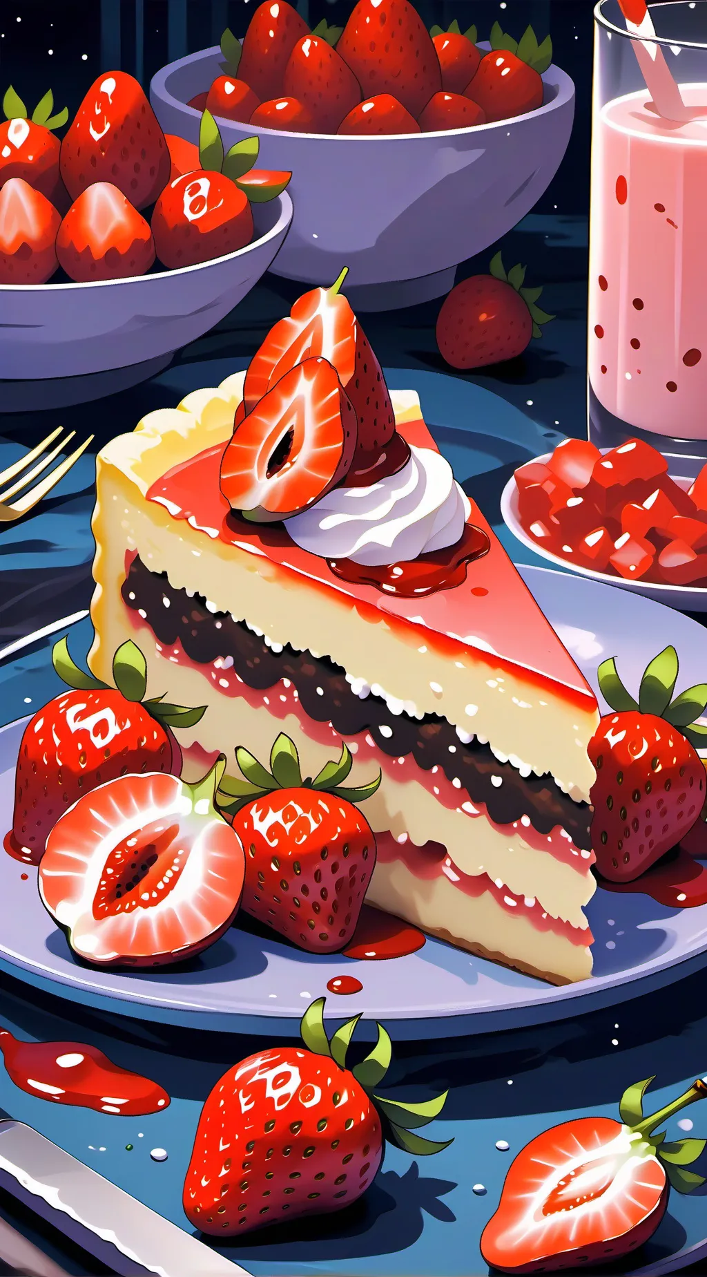 ai character: 🍓FRUITCAKE🍰 background