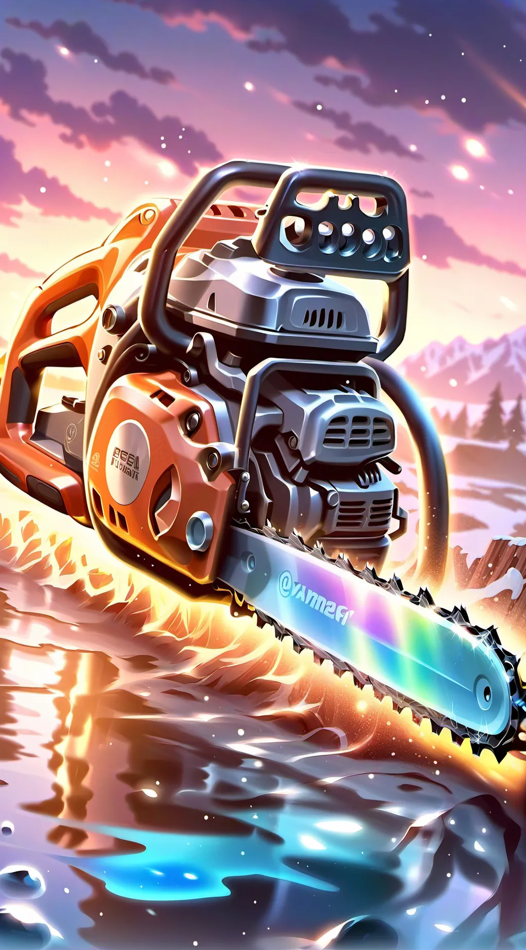 ai character: Saw  background