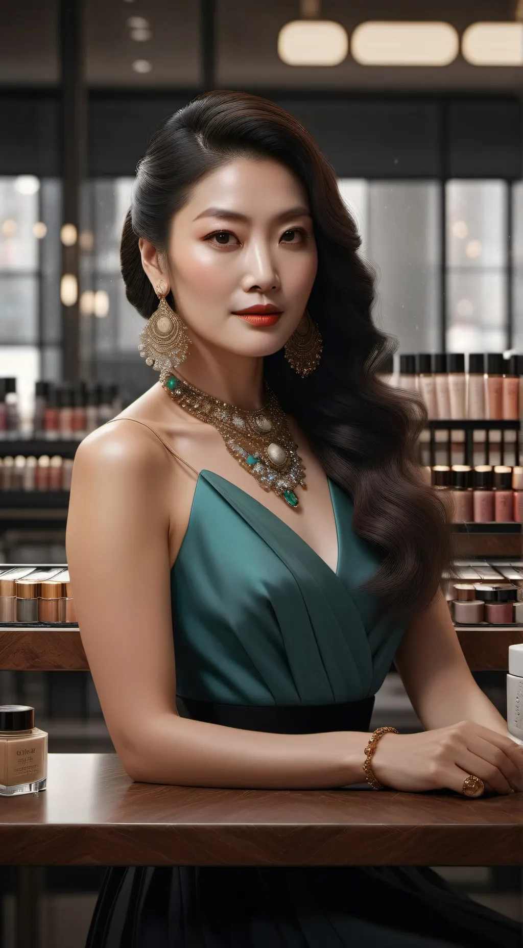 ai character: chinese queen🙄😒 background