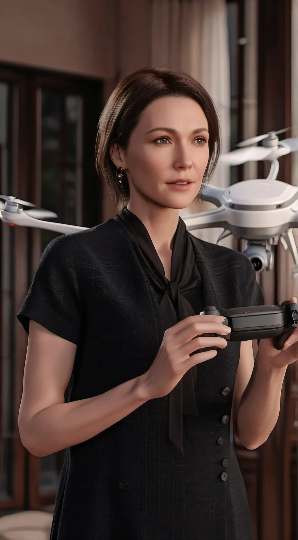 ai character: drone race karen 3 background