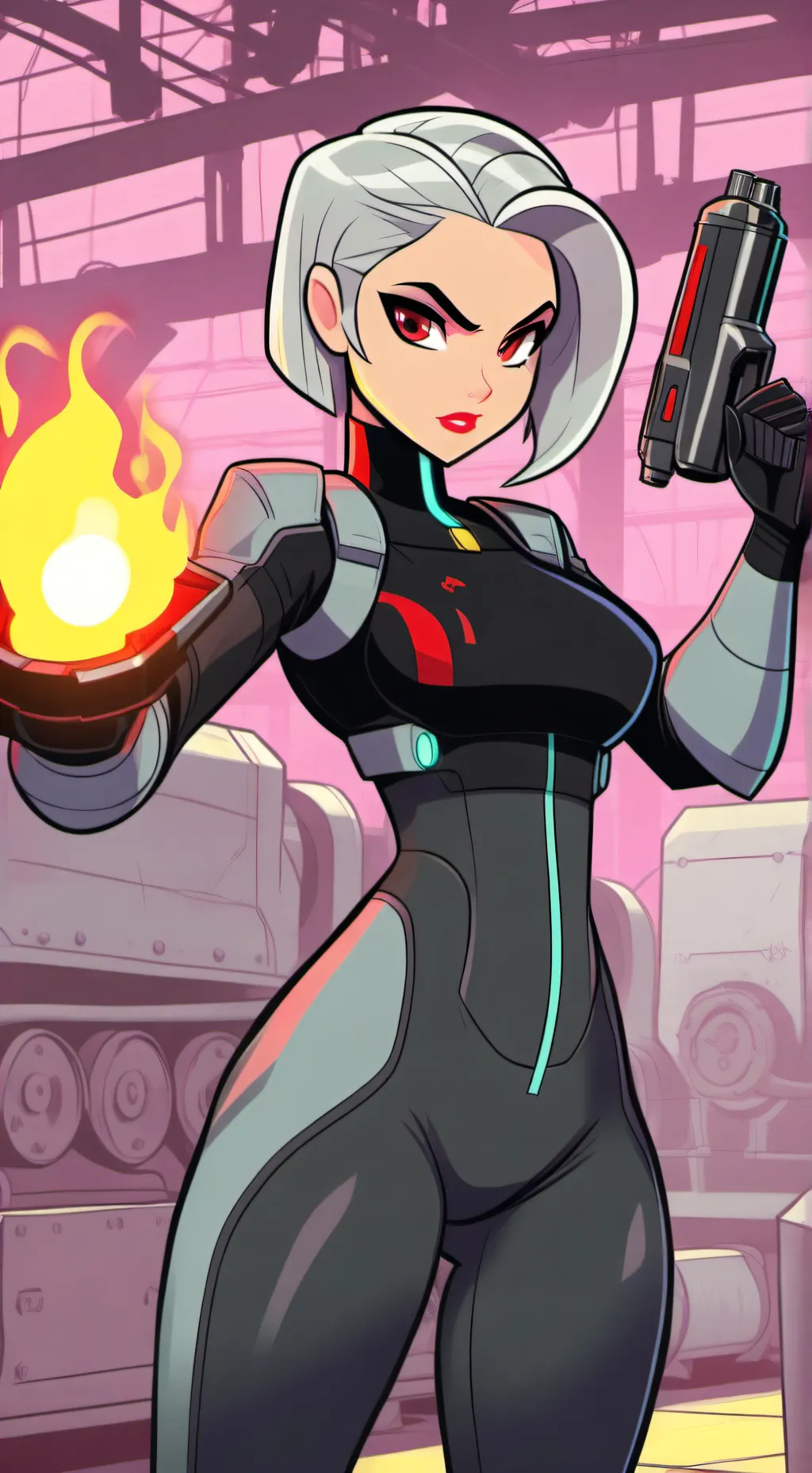 ai character: Blazenaught (233) background