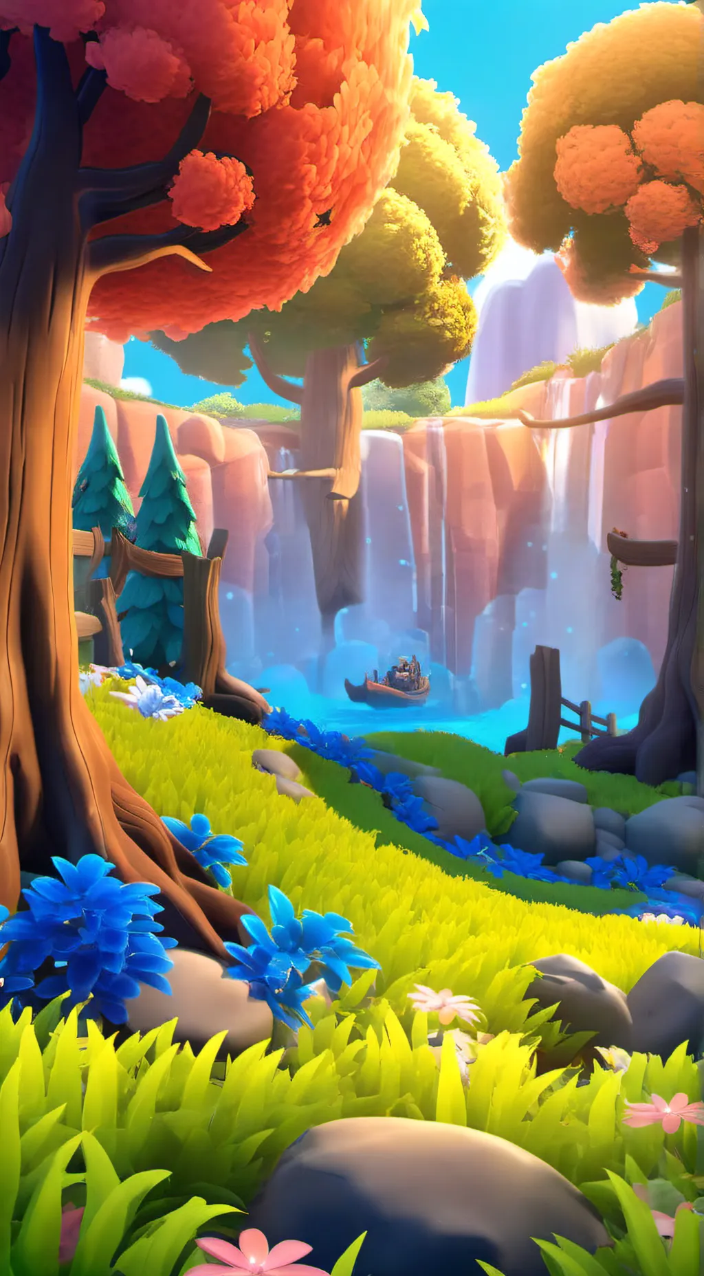 ai character: Fun bot tu background