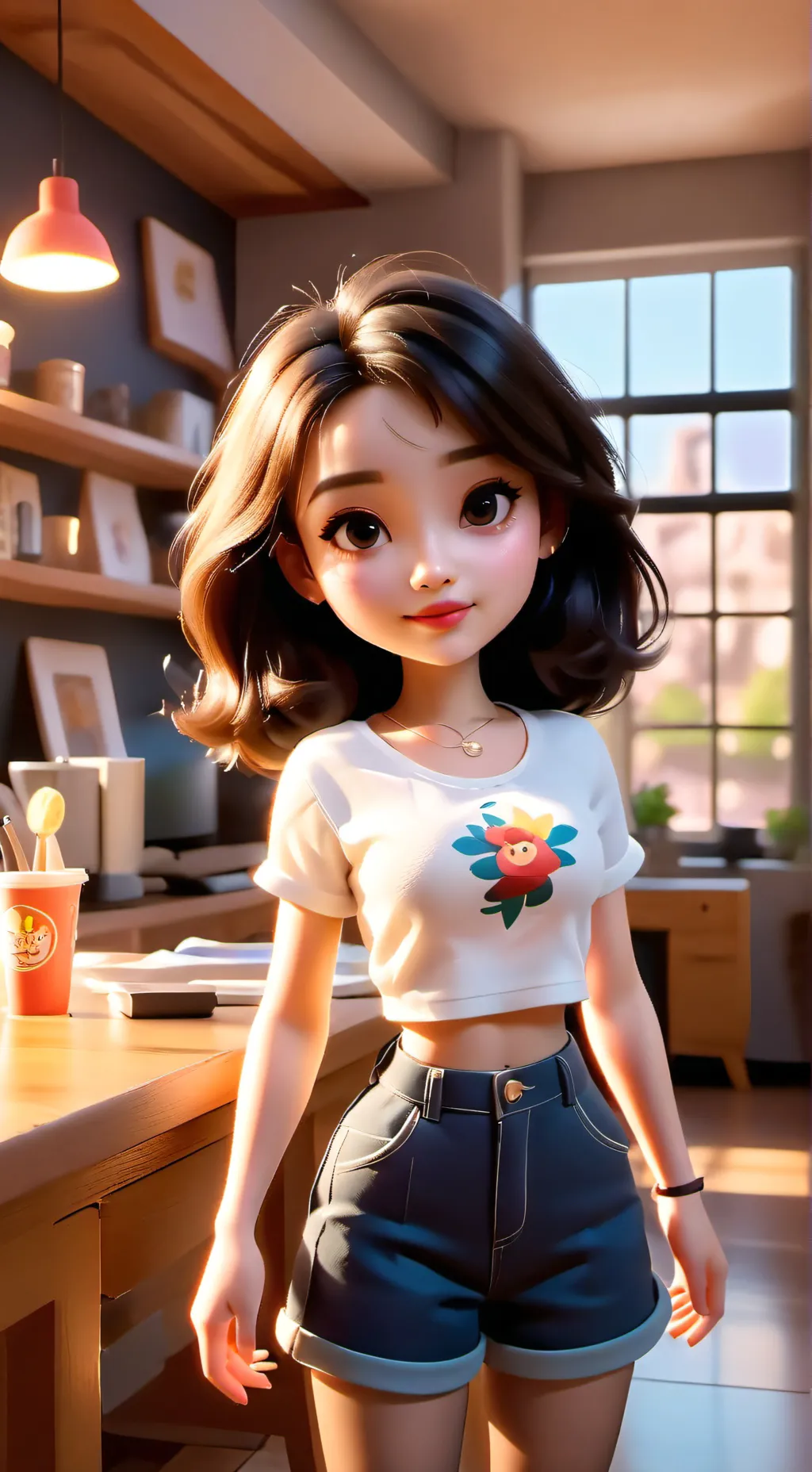 ai character: Lily background
