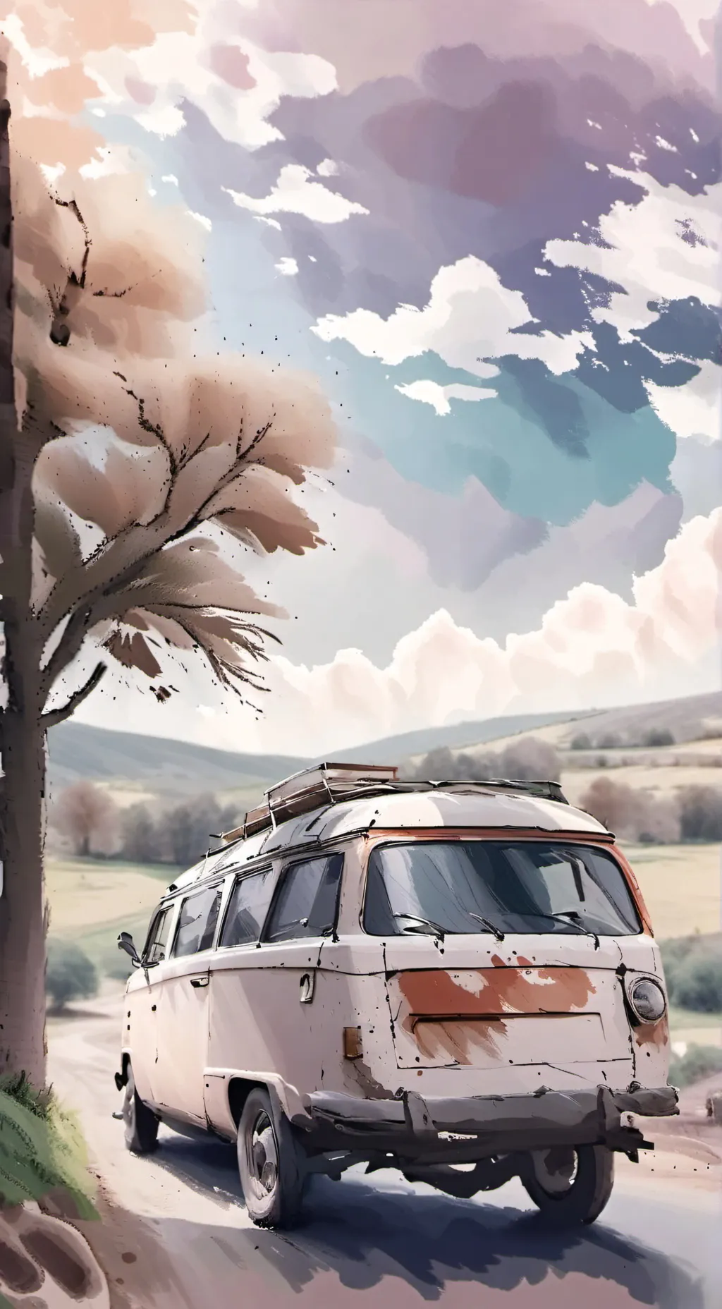ai character: md roadtrip background