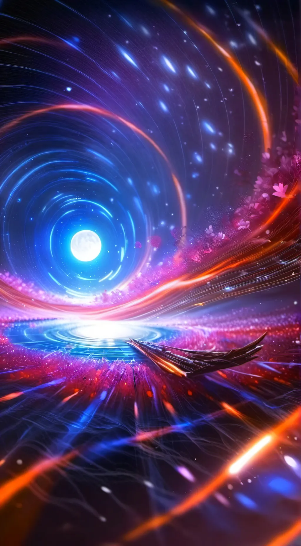 ai character: core explosion!!! background