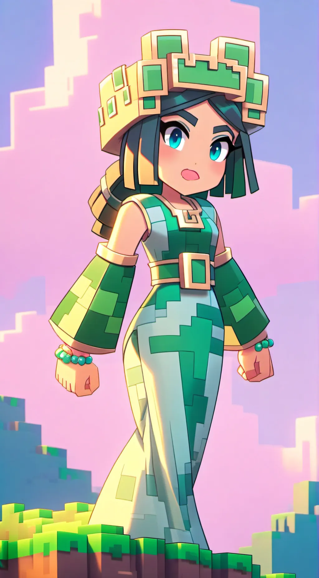 ai character: Laya Creeper Tf background