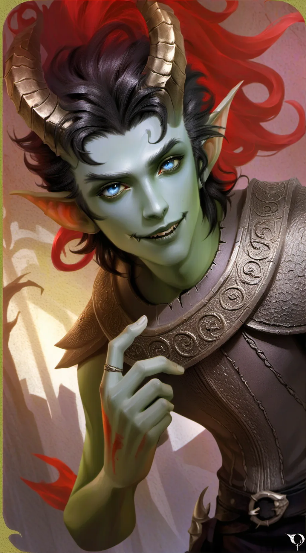 ai character: siloven background