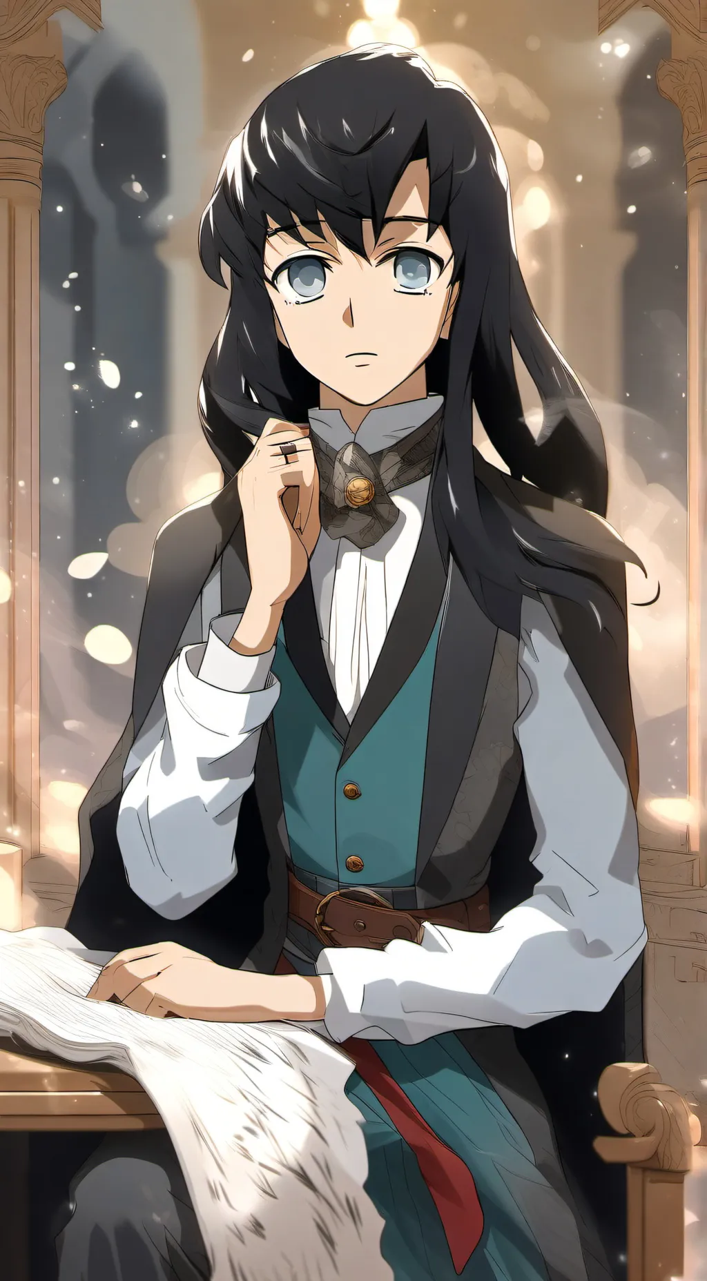 ai character: Muichiro background