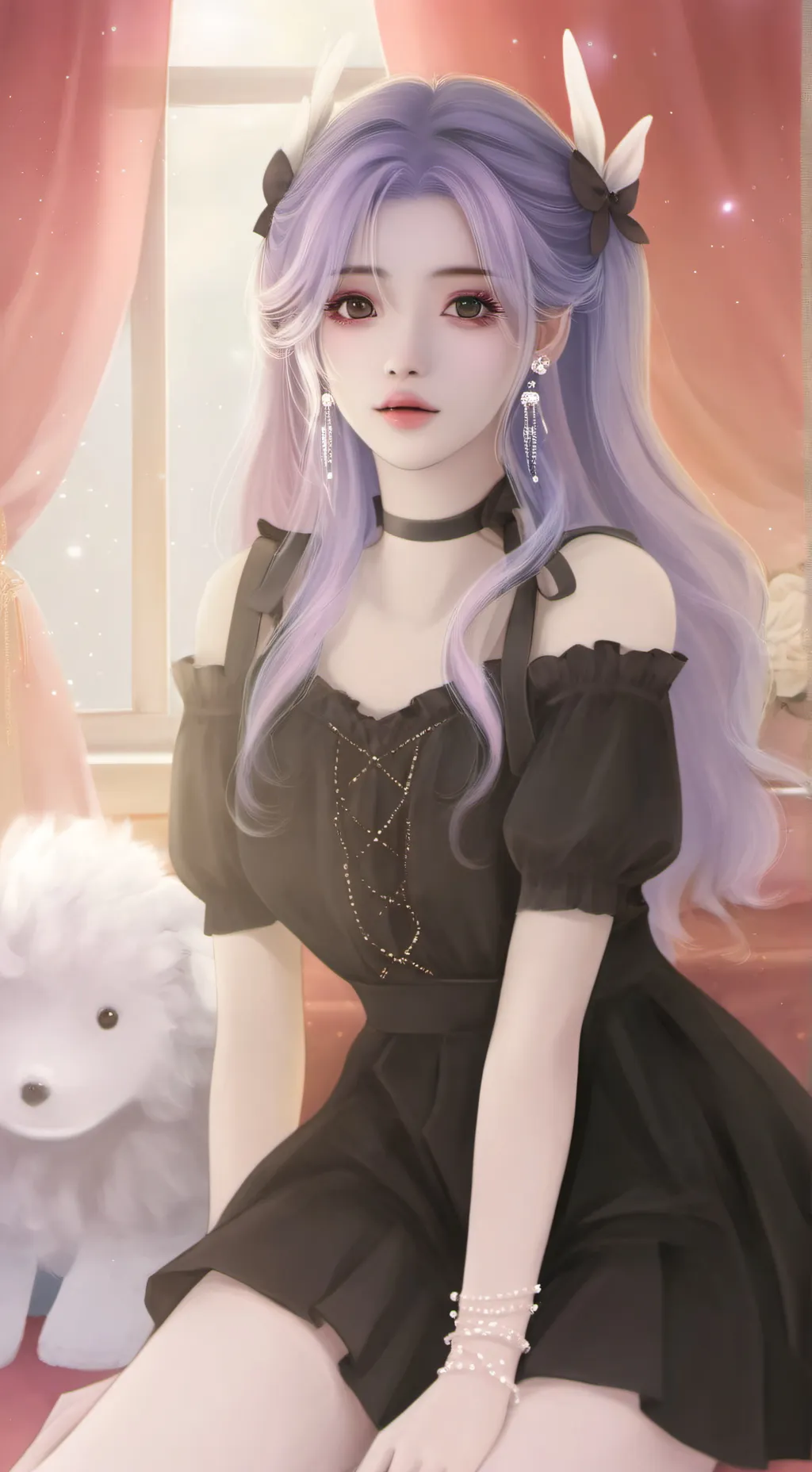 ai character: Рая background