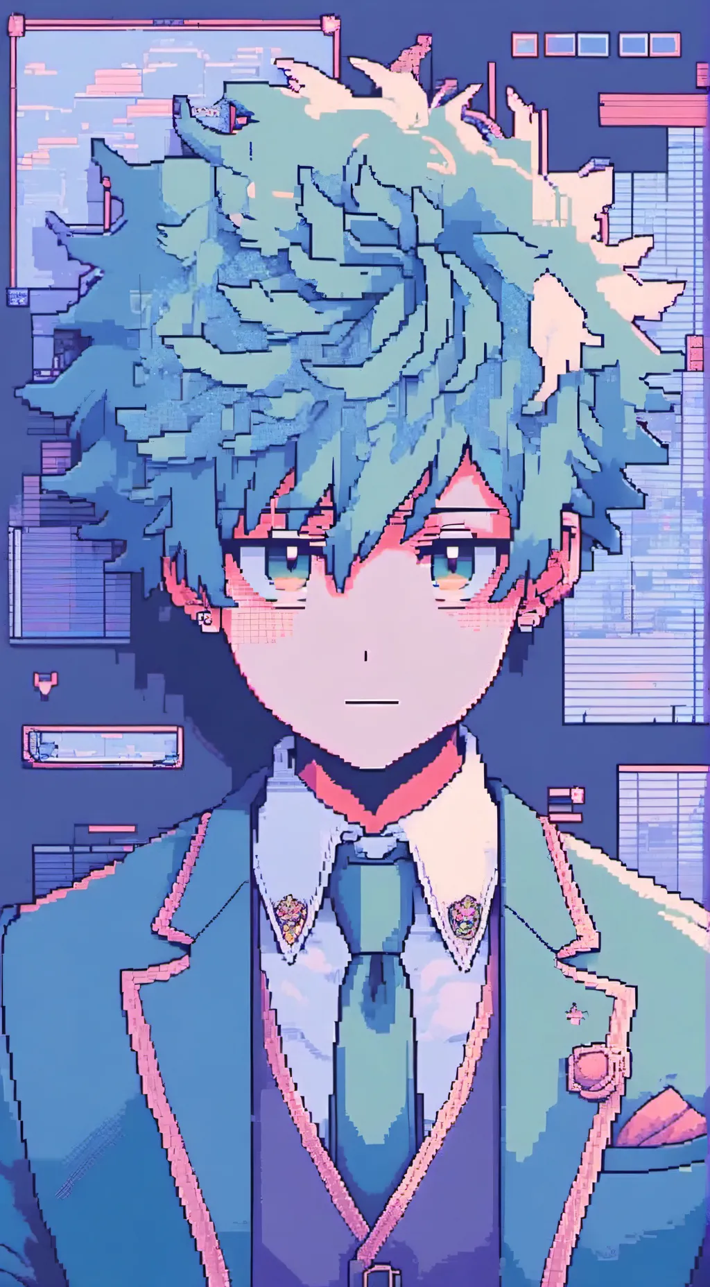 ai character: mha prom background