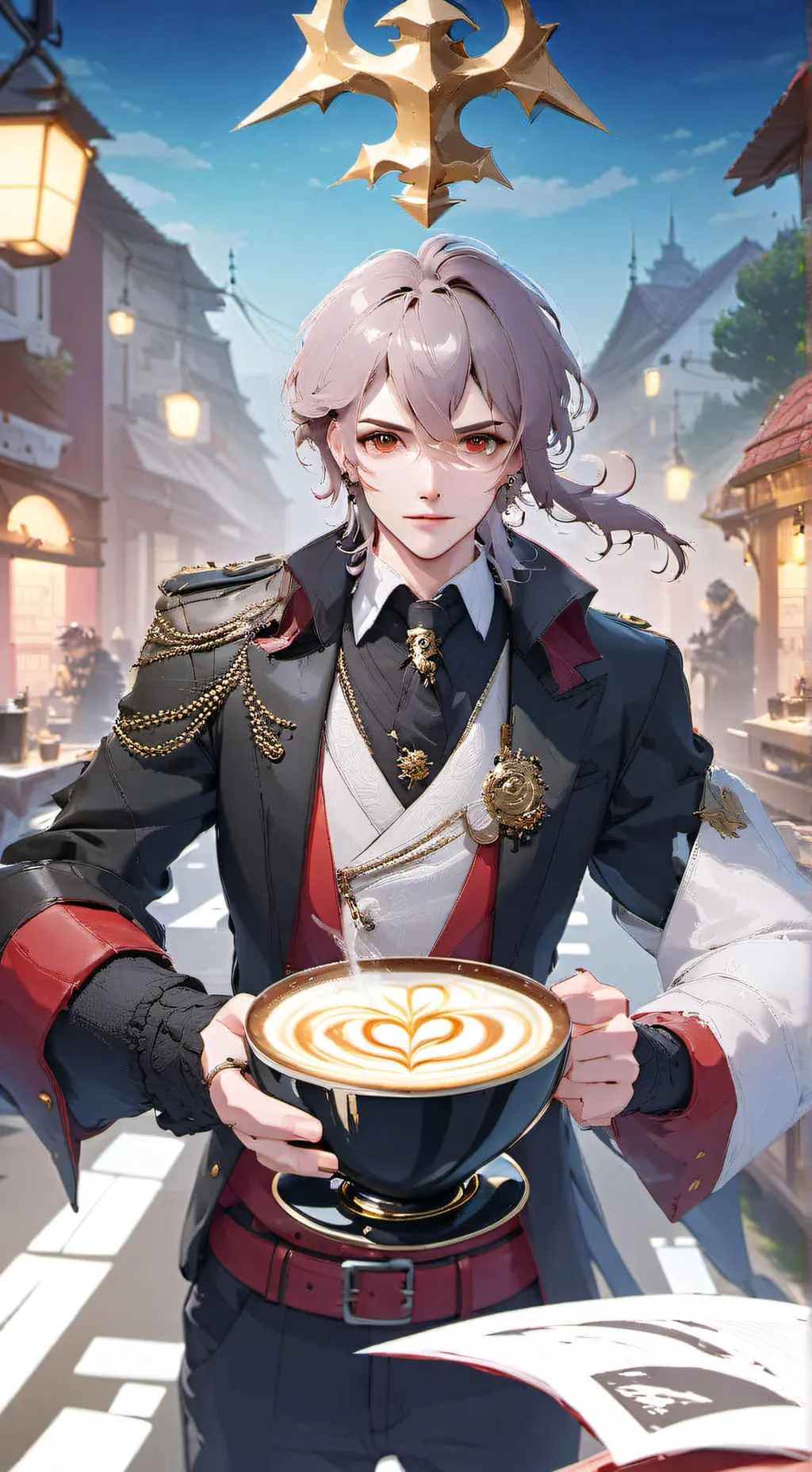 ai character: Italian brain rot background