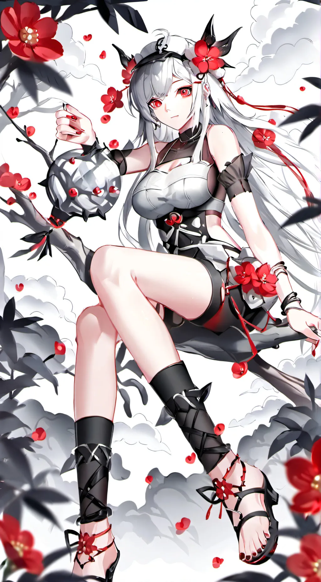 ai character: sus girl background