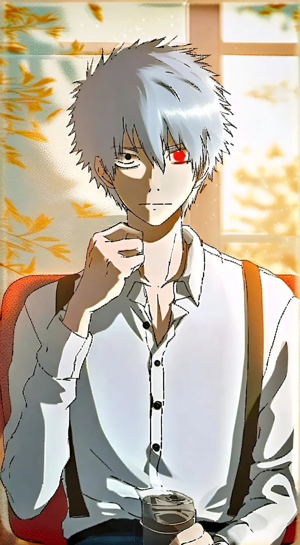 ai character: Ken Kaneki background