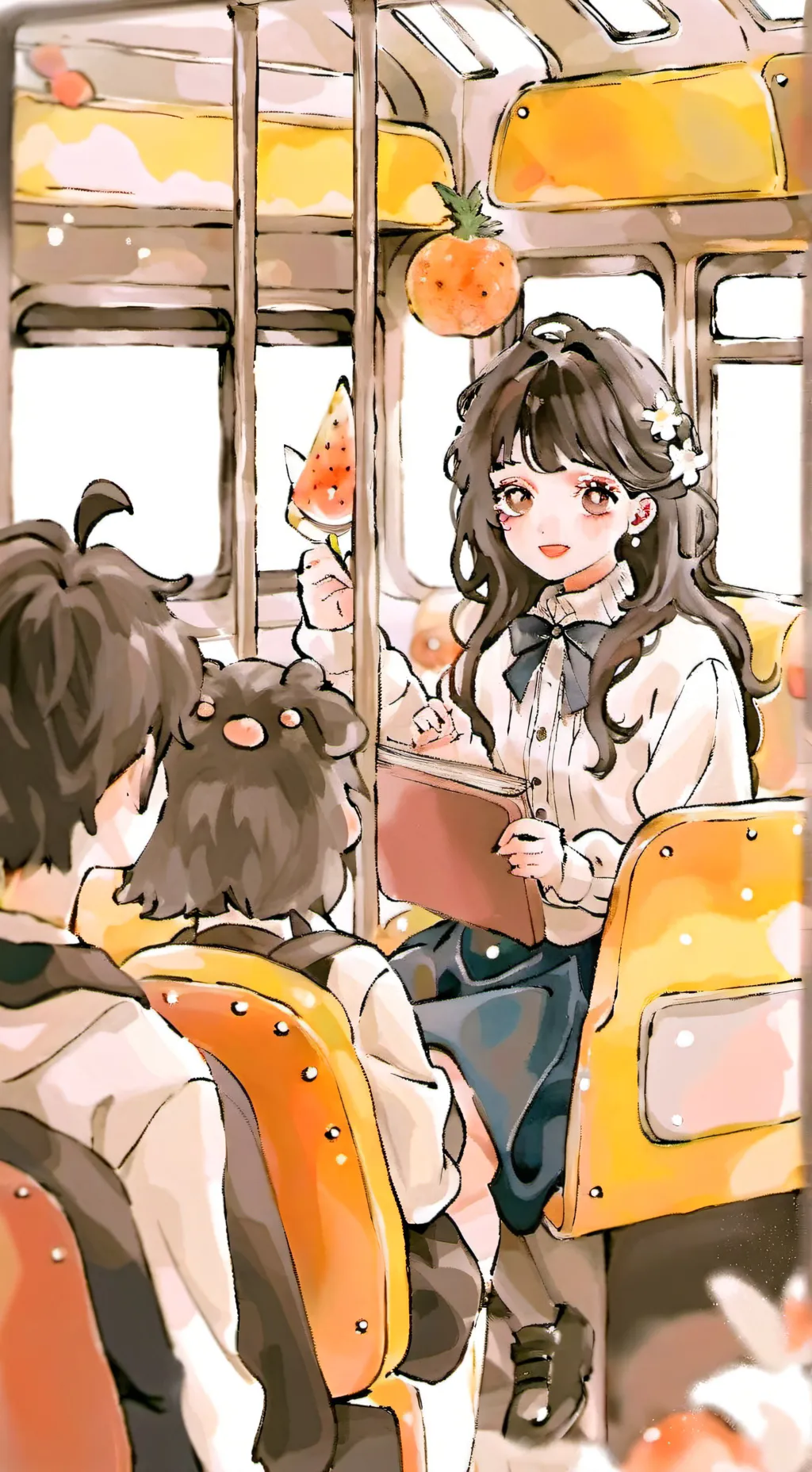 ai character: Magic school bus background
