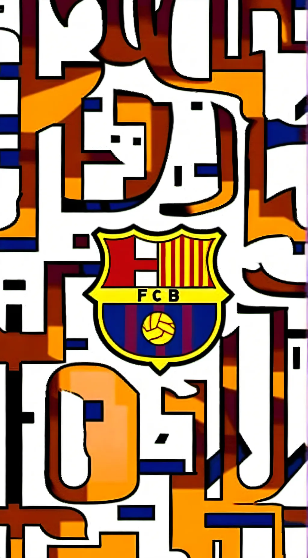 ai character: FC BARCELONA  background