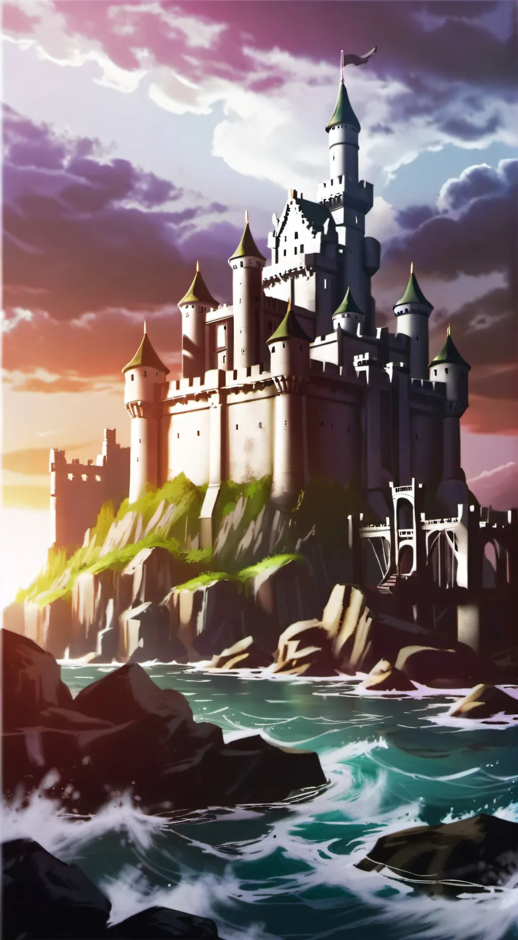ai character: mha fantasy  background
