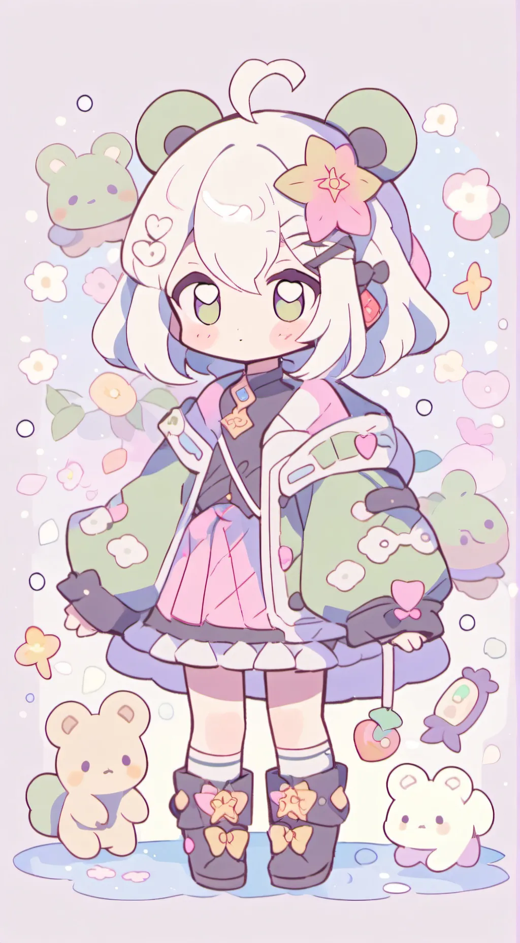 ai character: Smc crying crk background