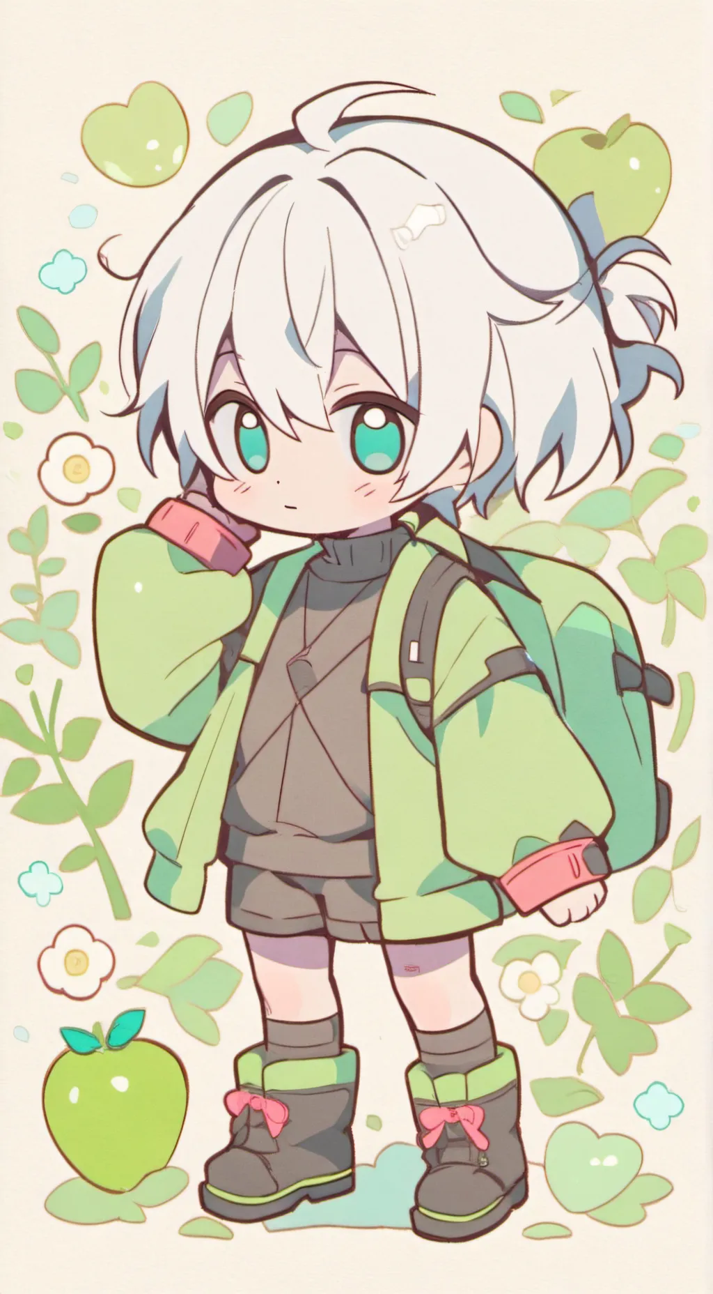 ai character: Жека background