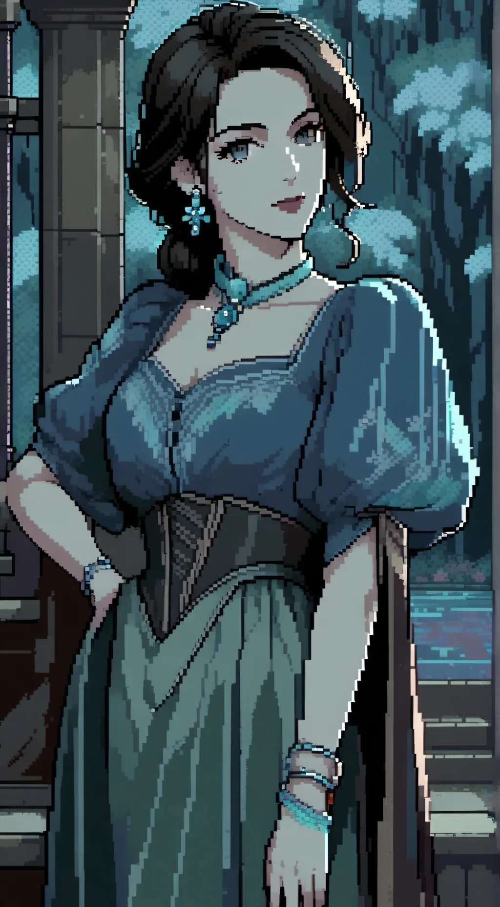 ai character: MILENA  background