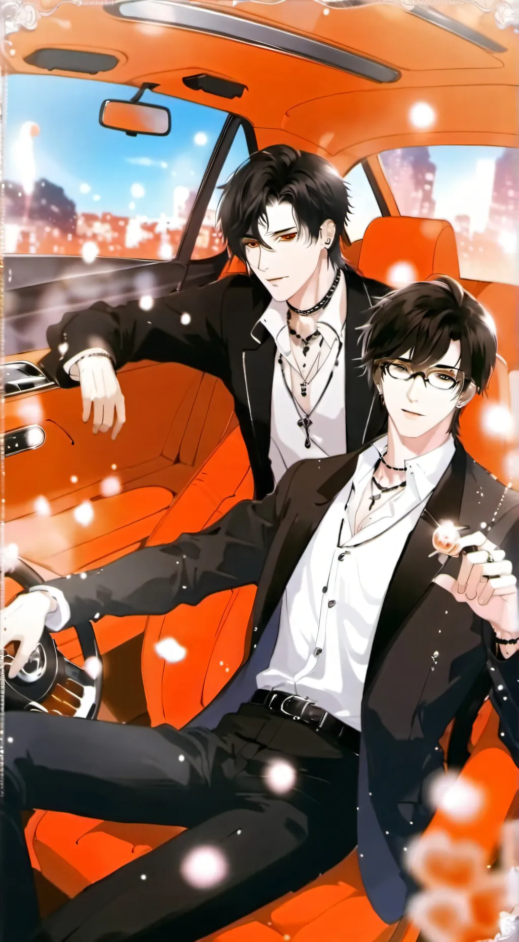ai character: ~Drake and mark~ background