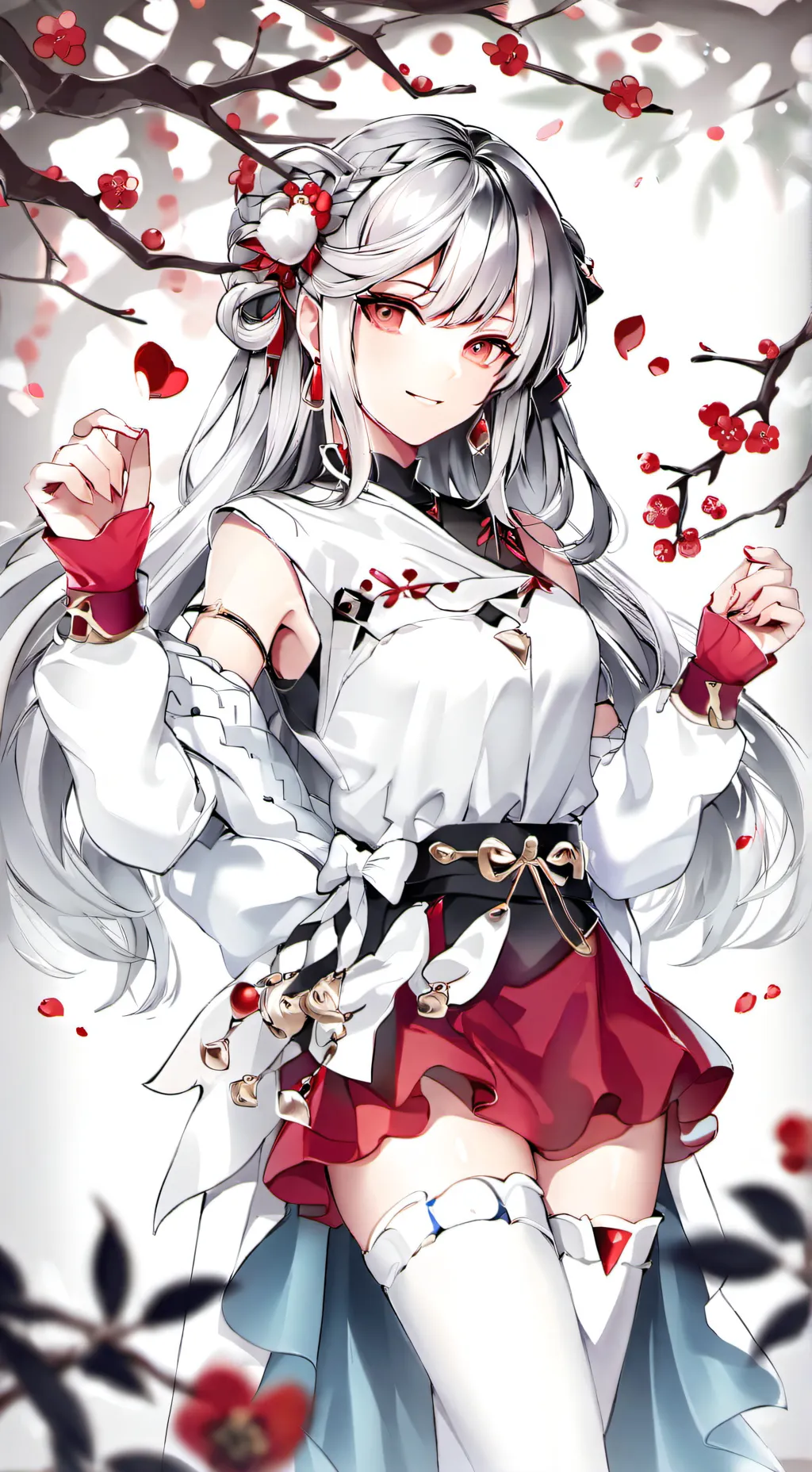 ai character: Tv woman: background