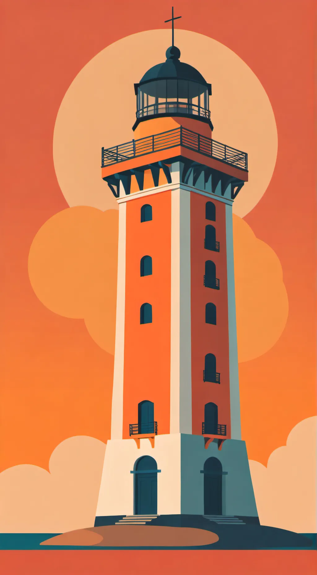 ai character: torre de cotrol  background