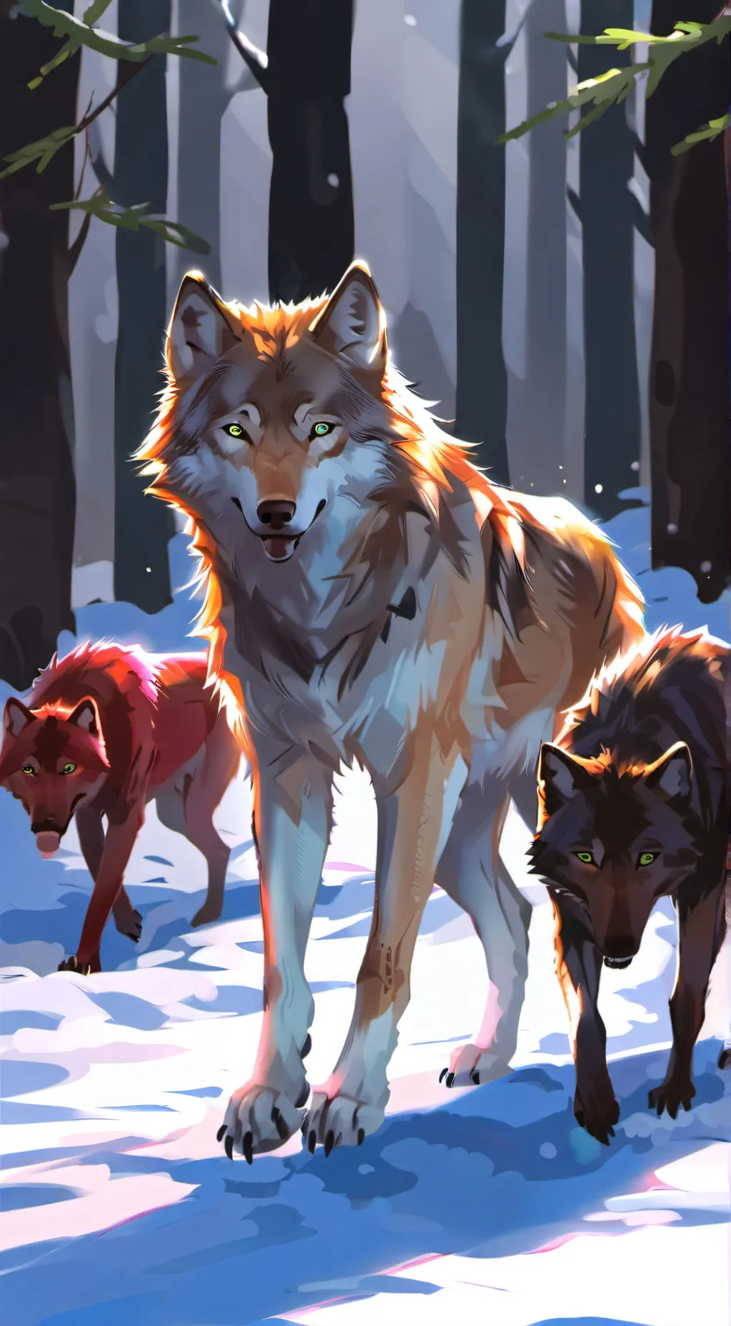 ai character: dangerous wolfs background