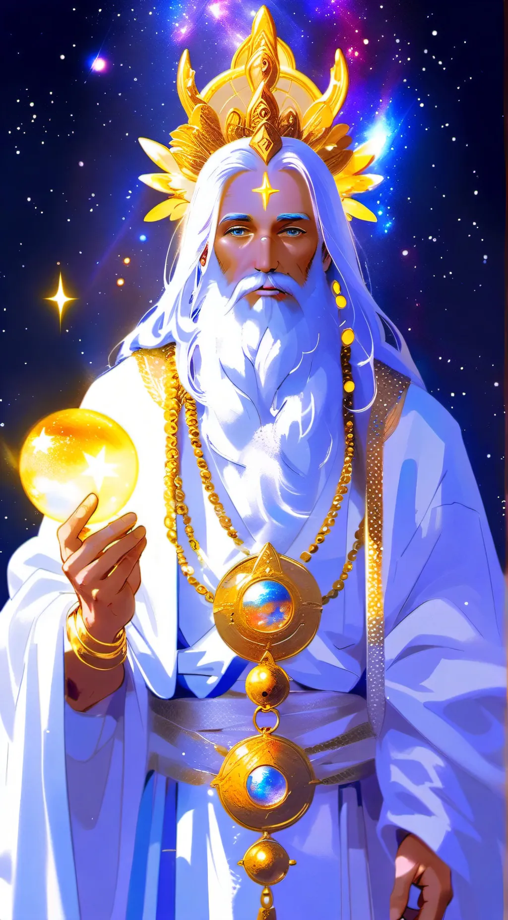 ai character: God background