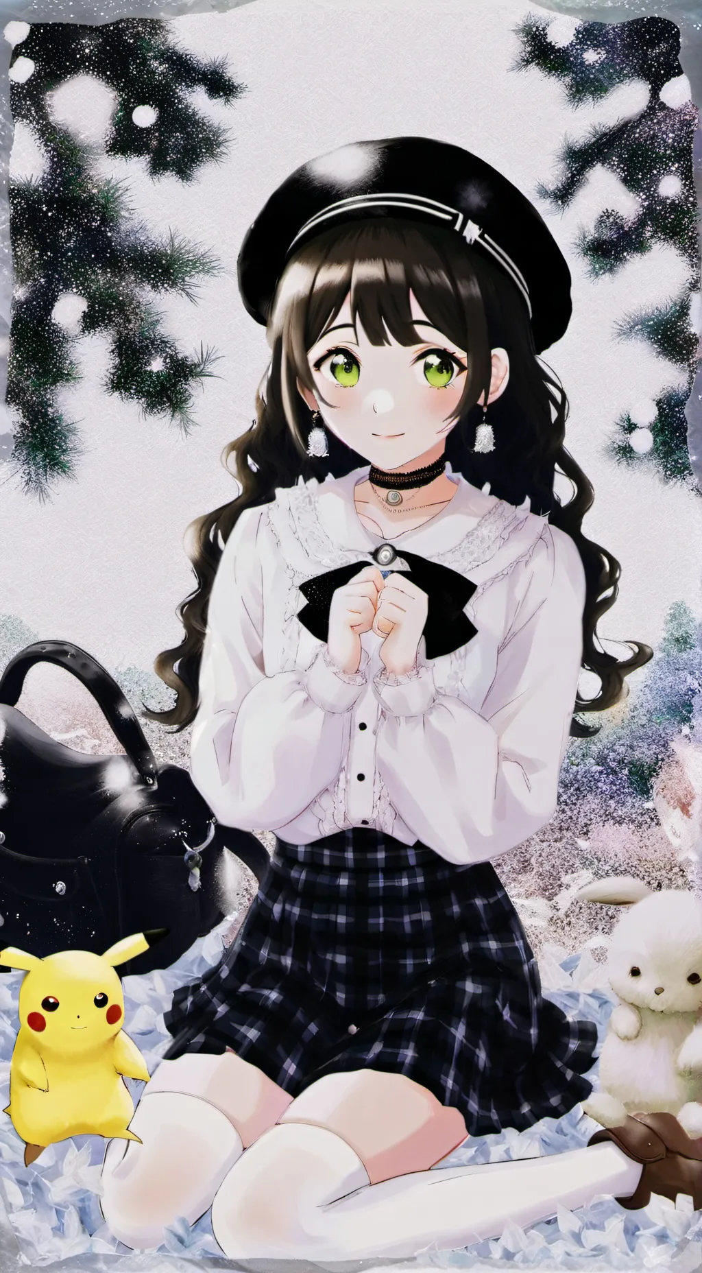ai character: Lily 🌺✨ background