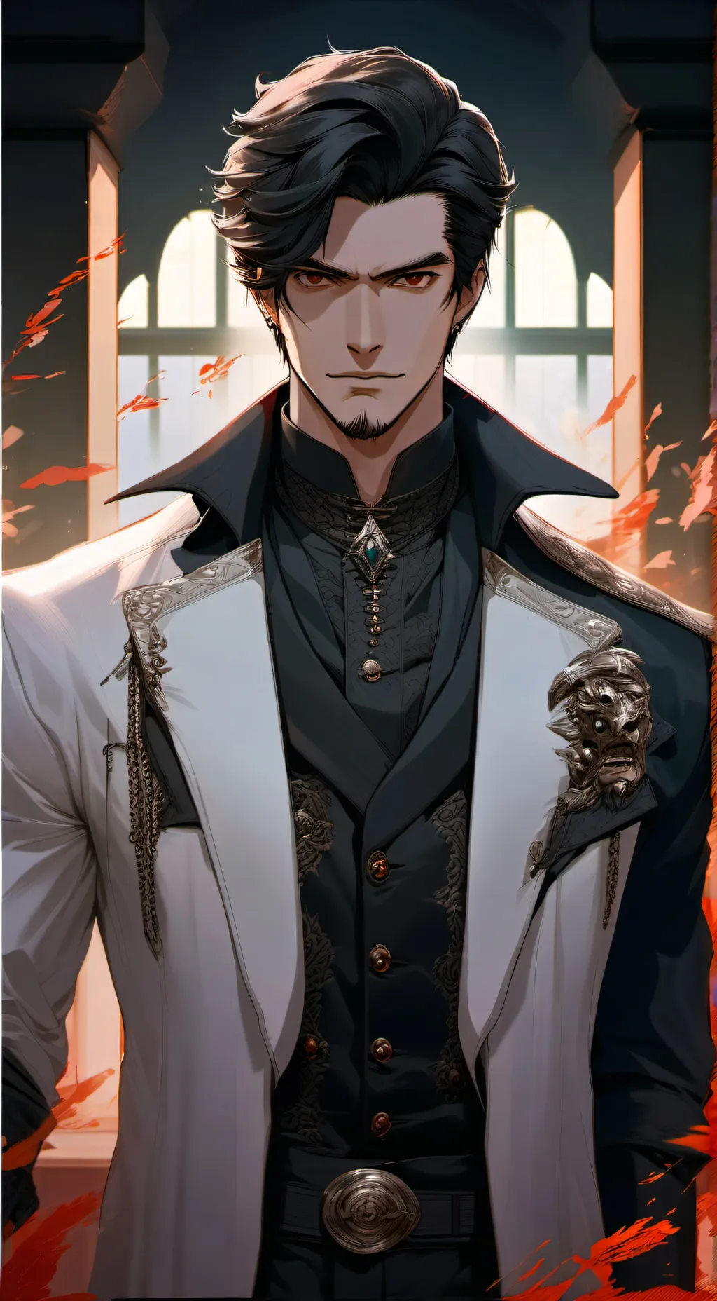 ai character: King Adam background