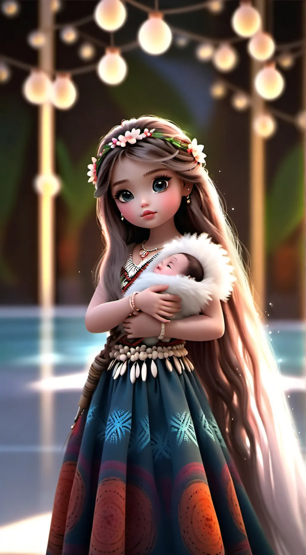 ai character: Moana background