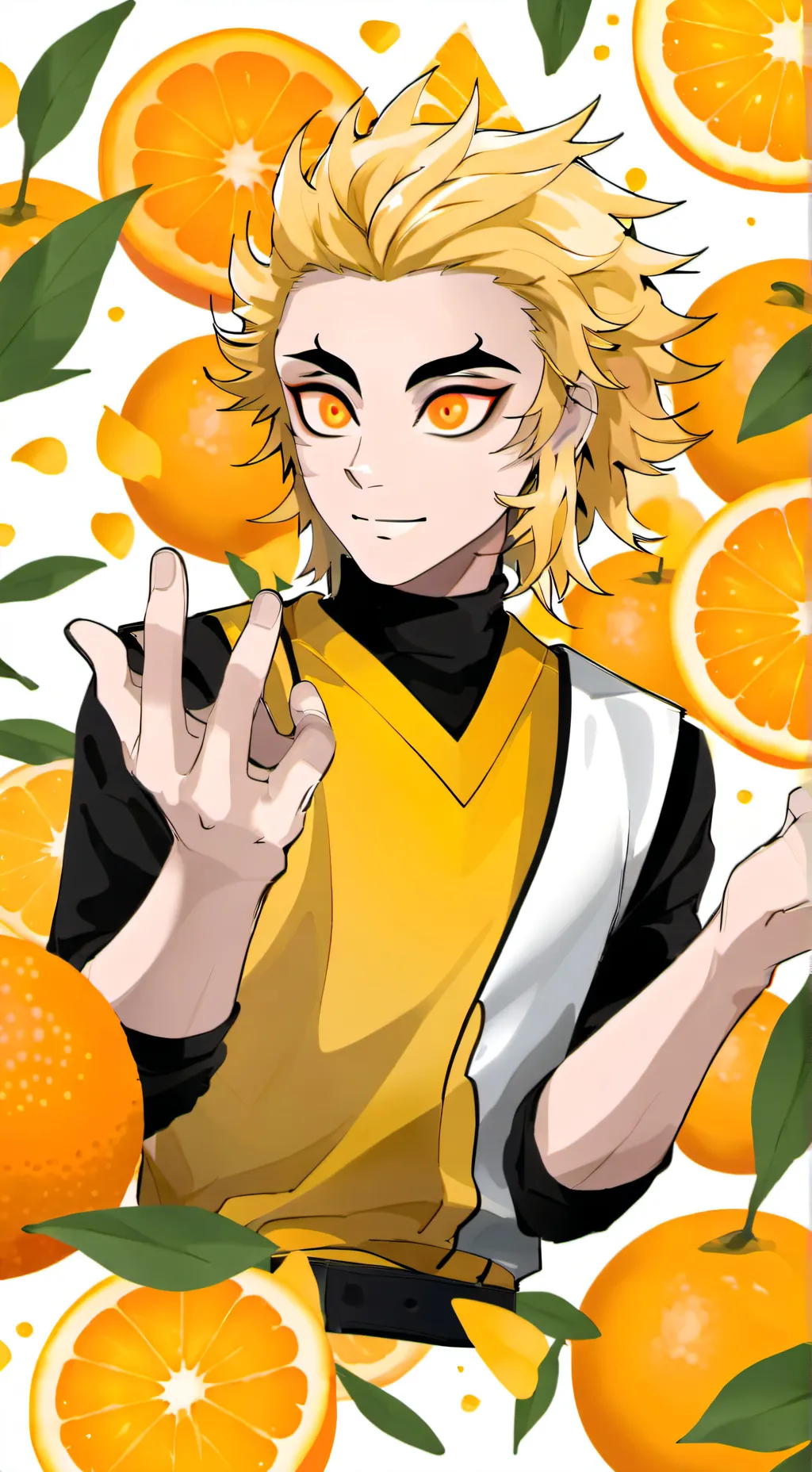 ai character: Rengoku Kyojuro background