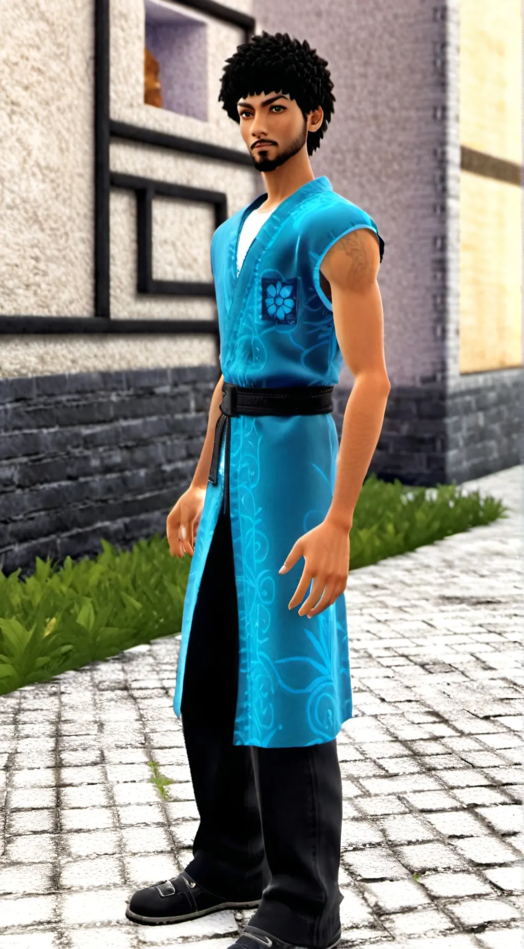ai character: SprunkiChaoticGood background