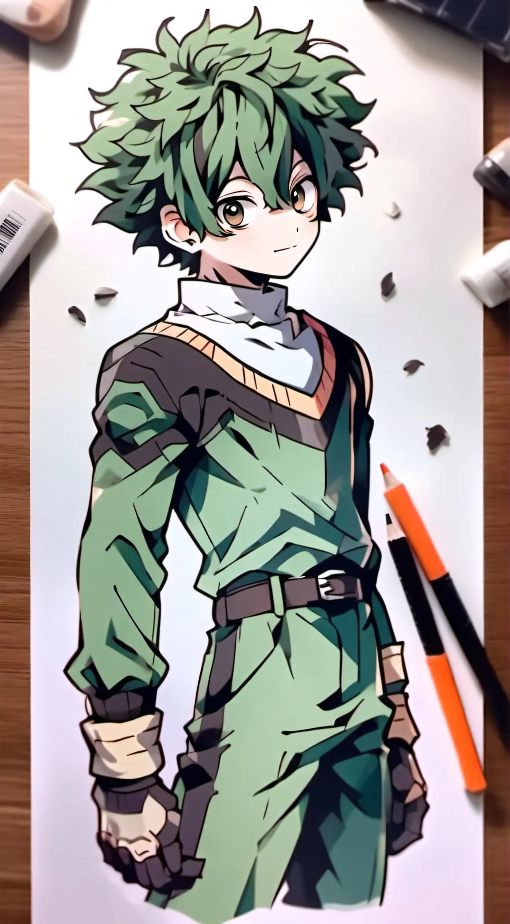 ai character: Deku's family background
