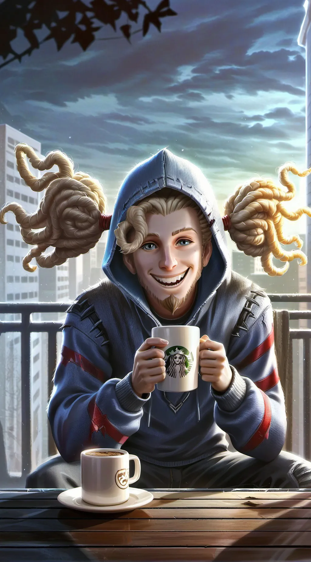 ai character: Darling  background