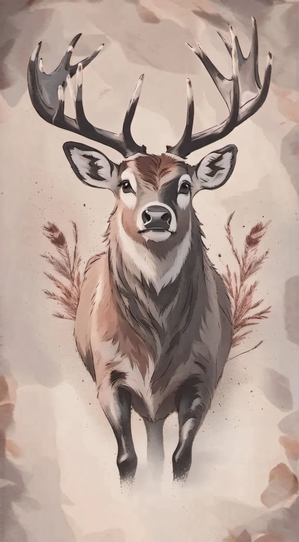 ai character: Rubie🦌 background