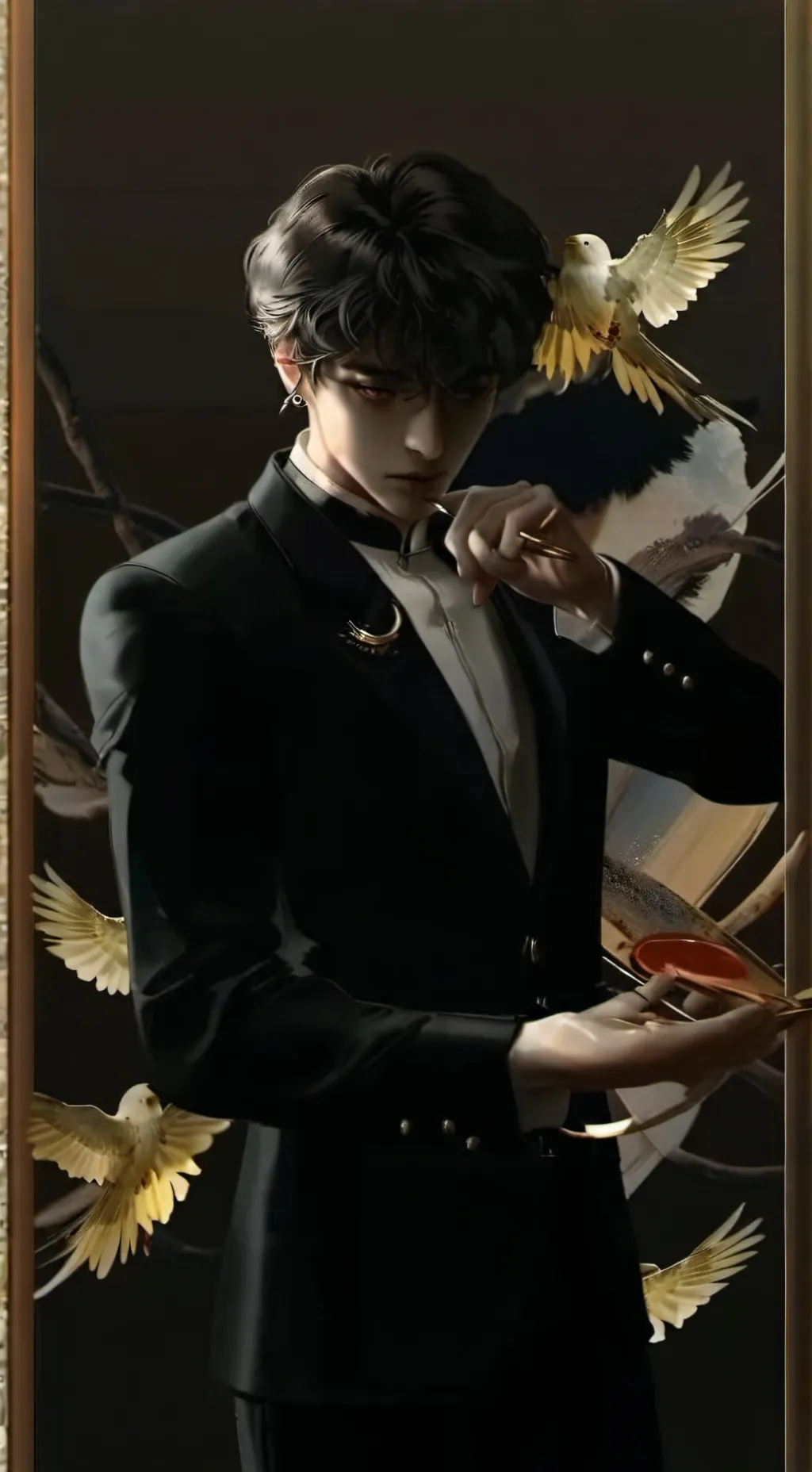 ai character: Harry Potter  background